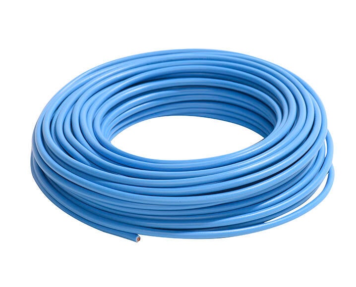 Cable eléctrico lexman h07v-k azul 4 mm² 10 m