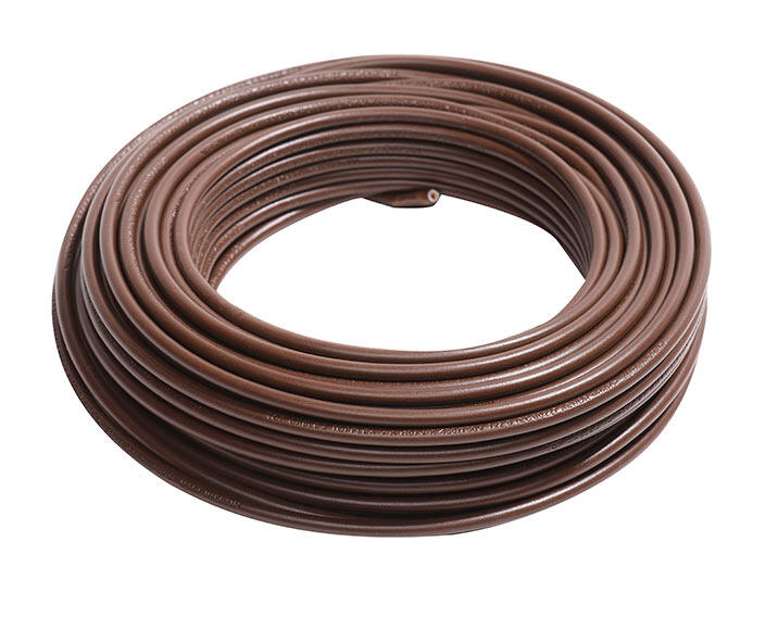 Cable eléctrico lexman h07v-k marrón 6 mm² 25 m