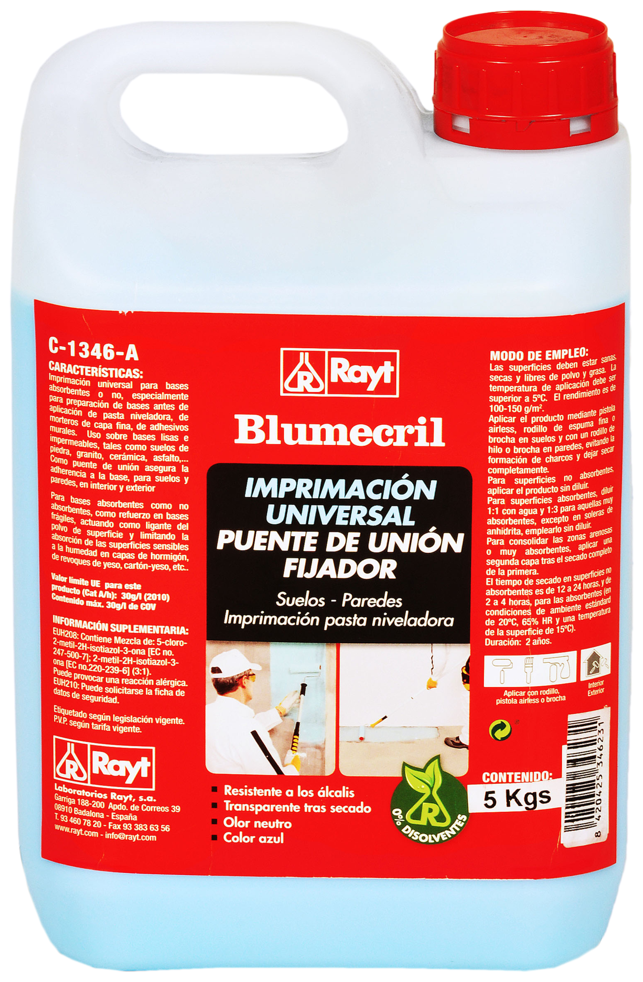 Cola blumecril suelos y paredes 5 kg