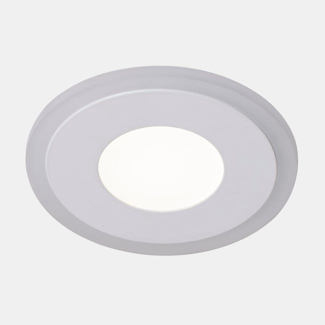 Kit de 2 focos LED redondo INSPIRE blanco1600lm 6000K