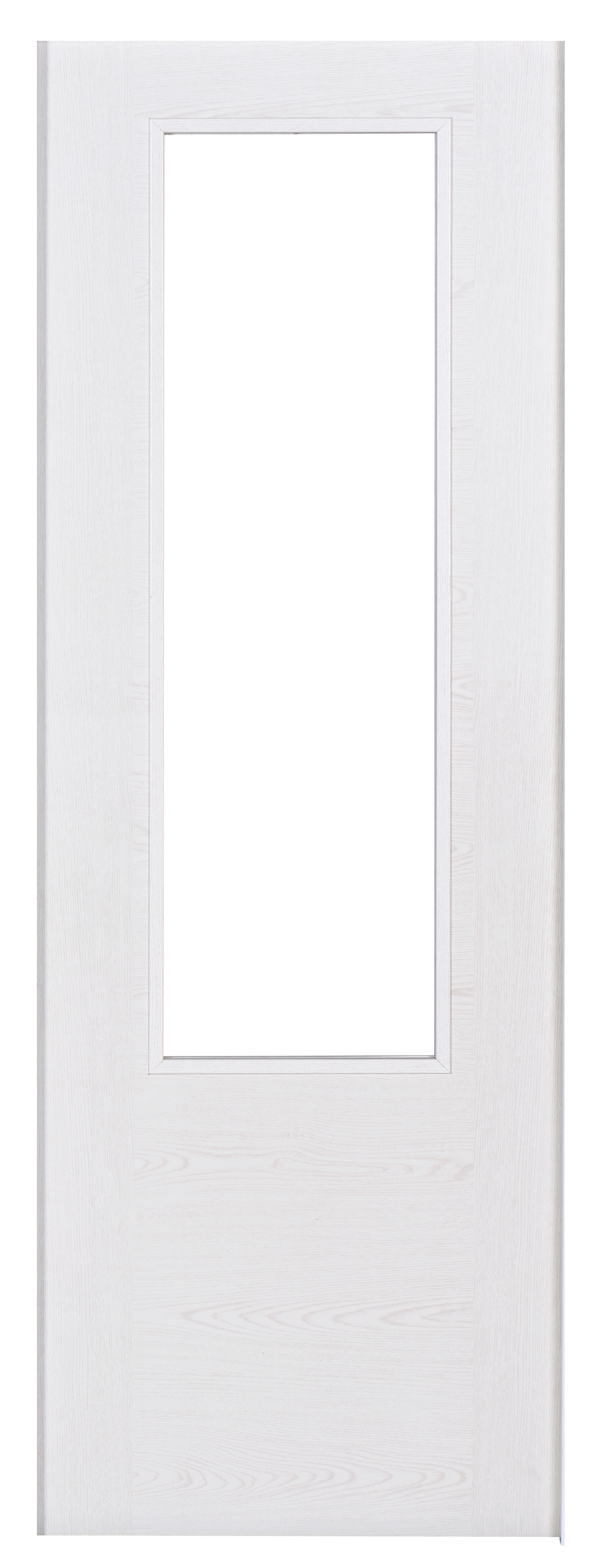Puerta corredera con cristal canarias blanco de 82.5 cm