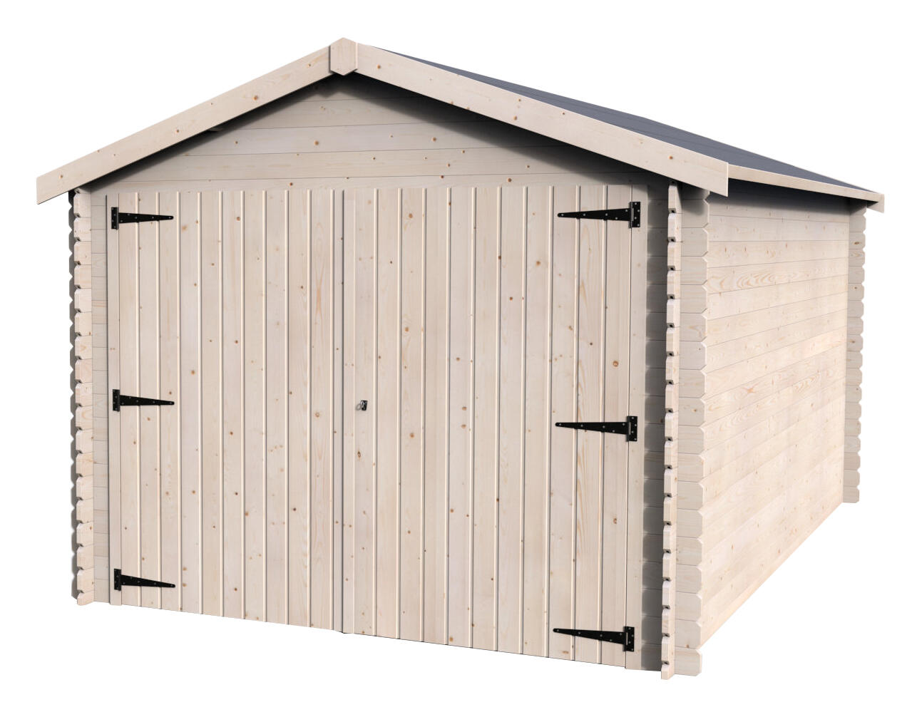 Garaje de madera gamache para 1 de 298 x 256 x 495 cm