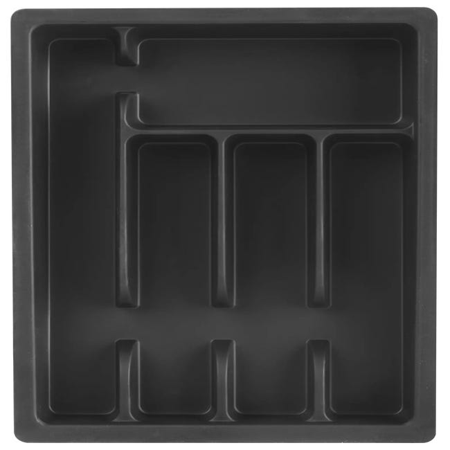 Cubertero negro extensible para cajones de cocina comprar AQUÍ