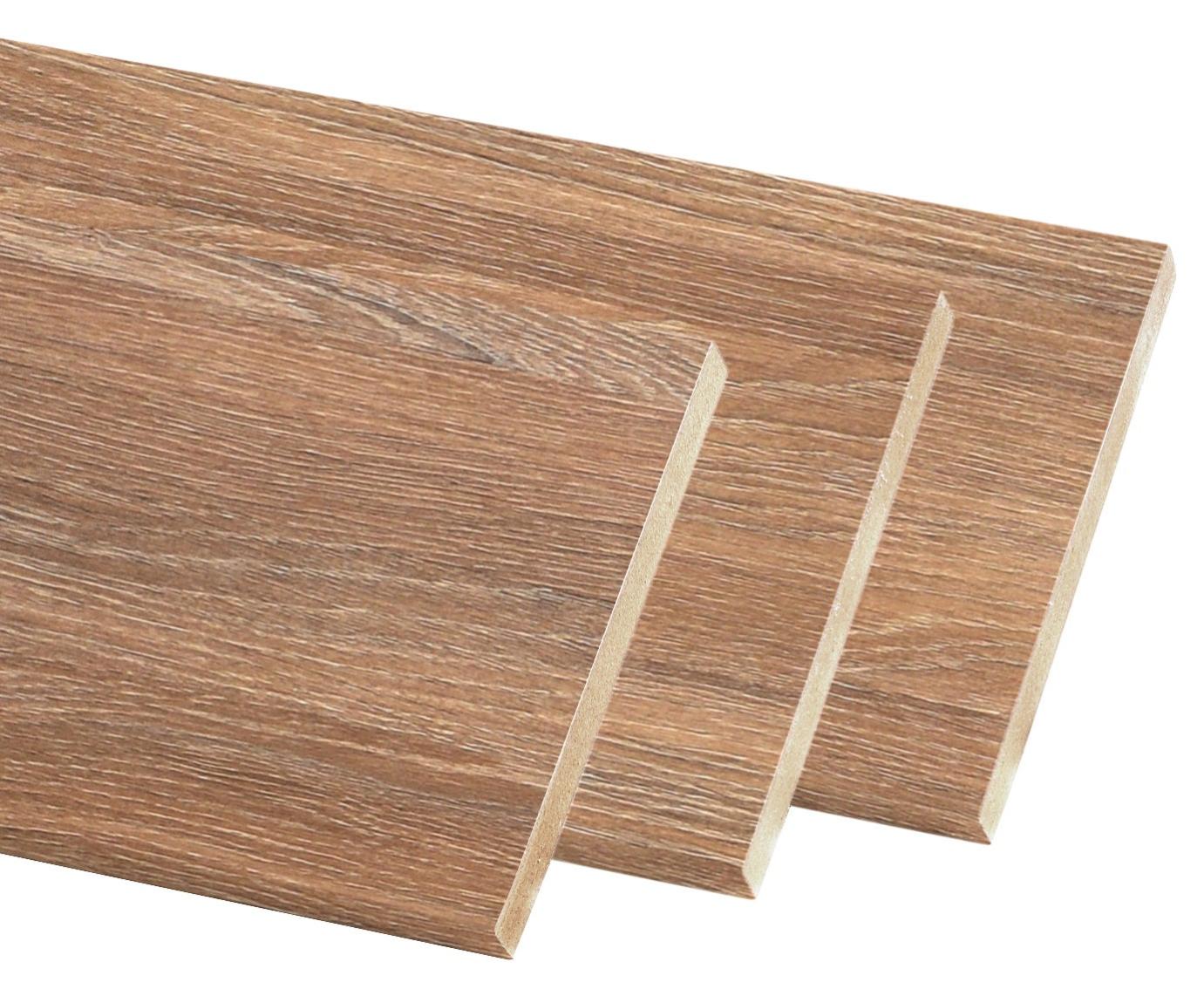 Kit de 3 tapetas recrecido mdf coffee nogal 70 x 10 mm de la marca Sin marca