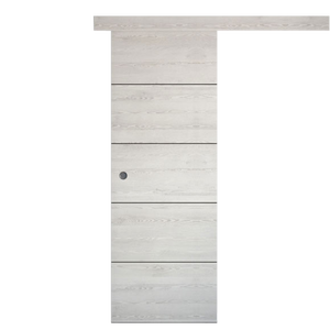 Solid Elements Puerta interior Roble Gris (72,5 x 203 cm, Derecha, Roble  Gris, Macizo, Ciega)