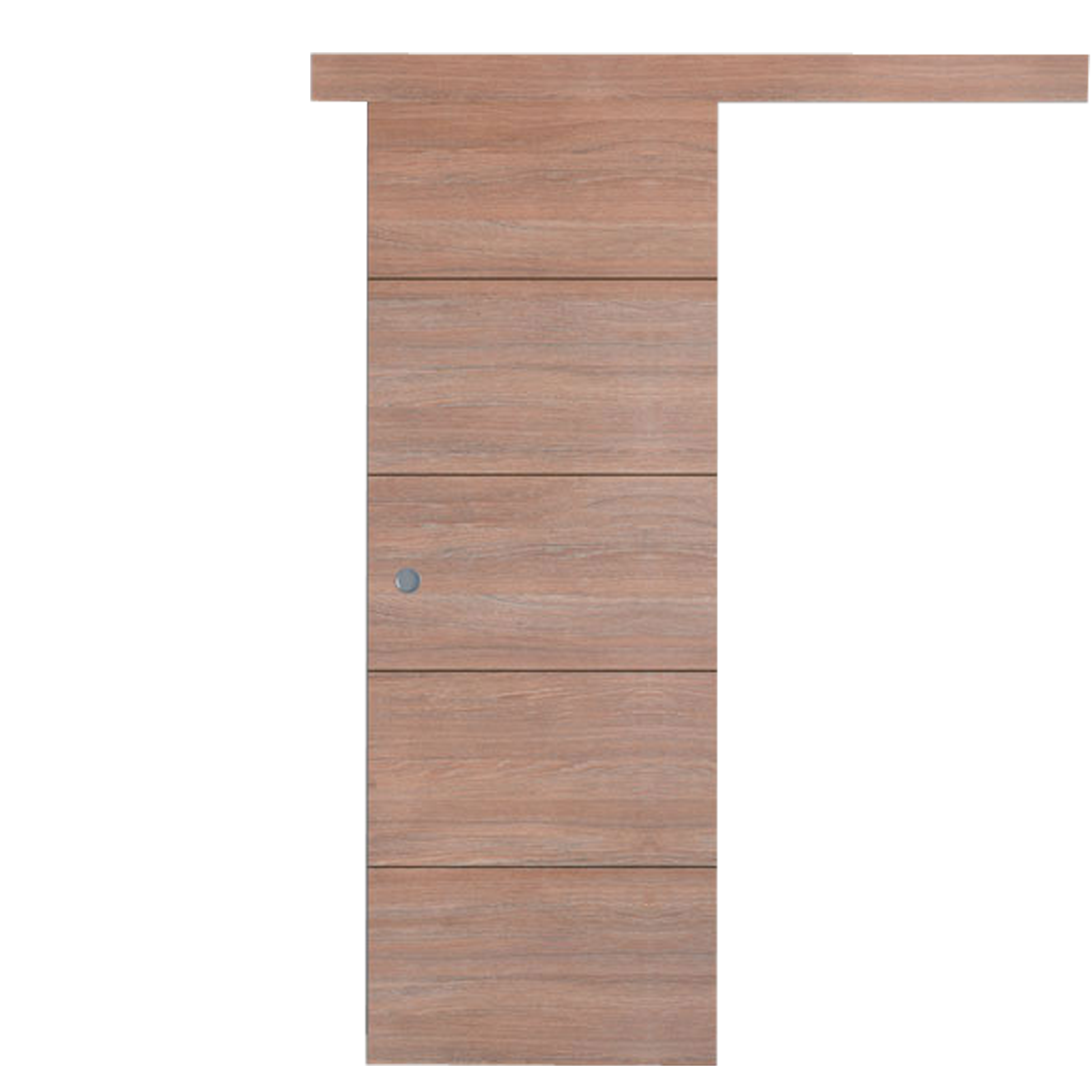 Puerta corredera berna coffe nogal de 62.5 cm de la marca Sin marca