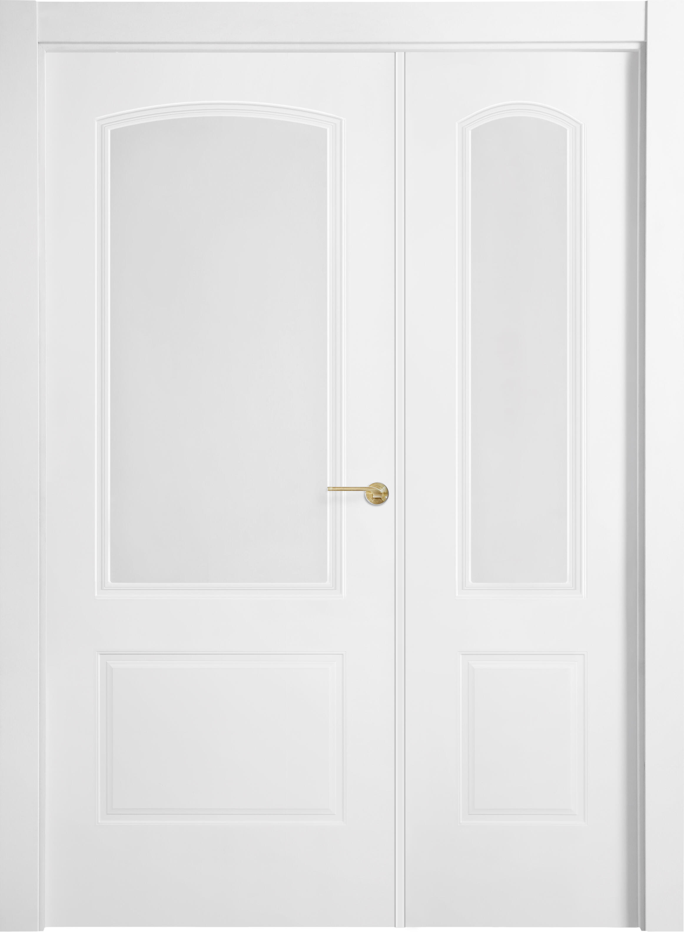 Puerta berlin plus blanco apertura izquierda con cristal 125cm
