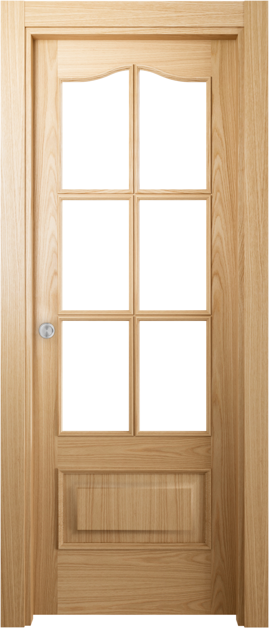 Puerta corredera roma roble line plus roble con cristal de 72.5x203cm de la marca CASTALLA Puerta corredera roma roble line plus roble con cristal de 72.5x203cm de la marca CASTALLA