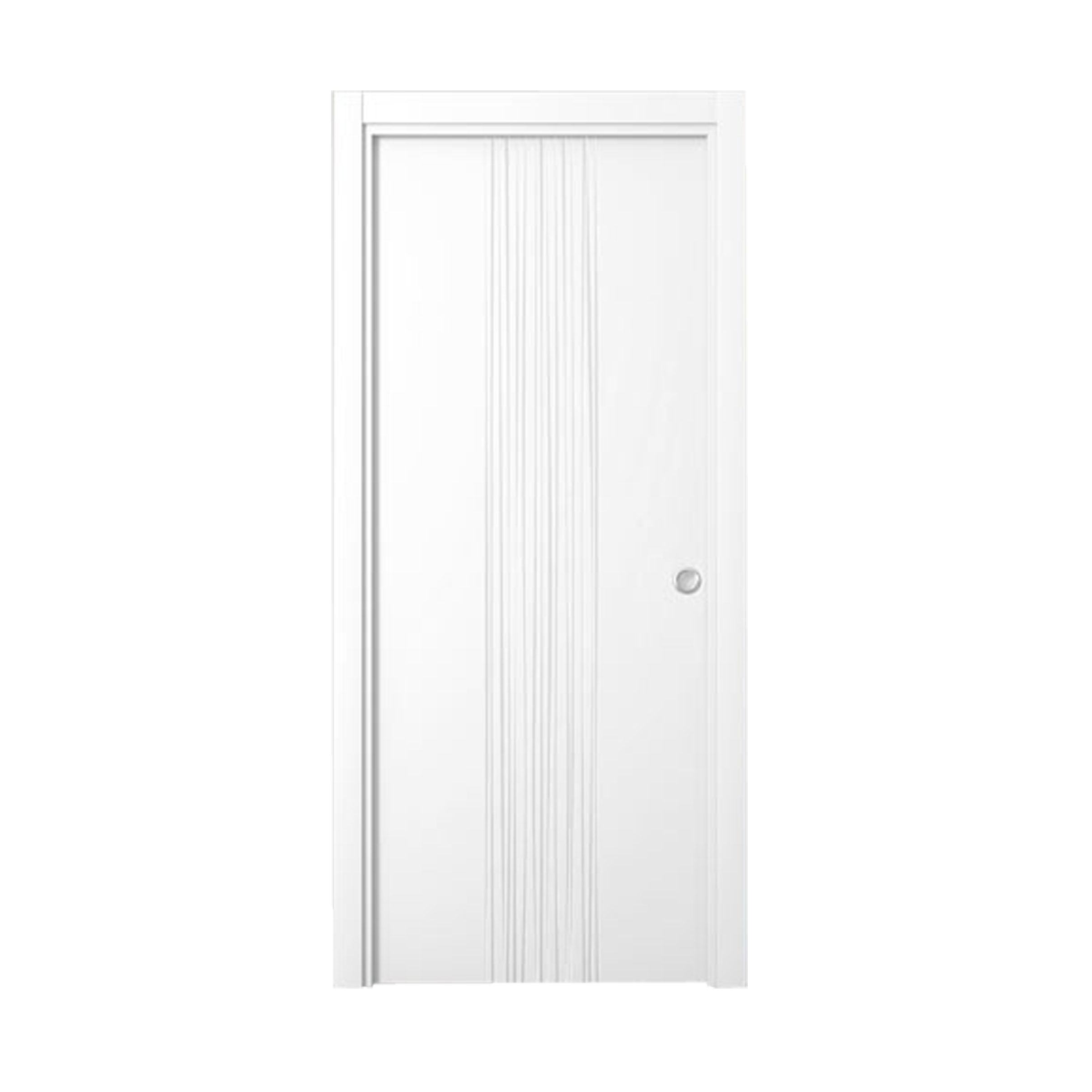 Puerta de interior corredera quevedo blanco de 62.5 cm