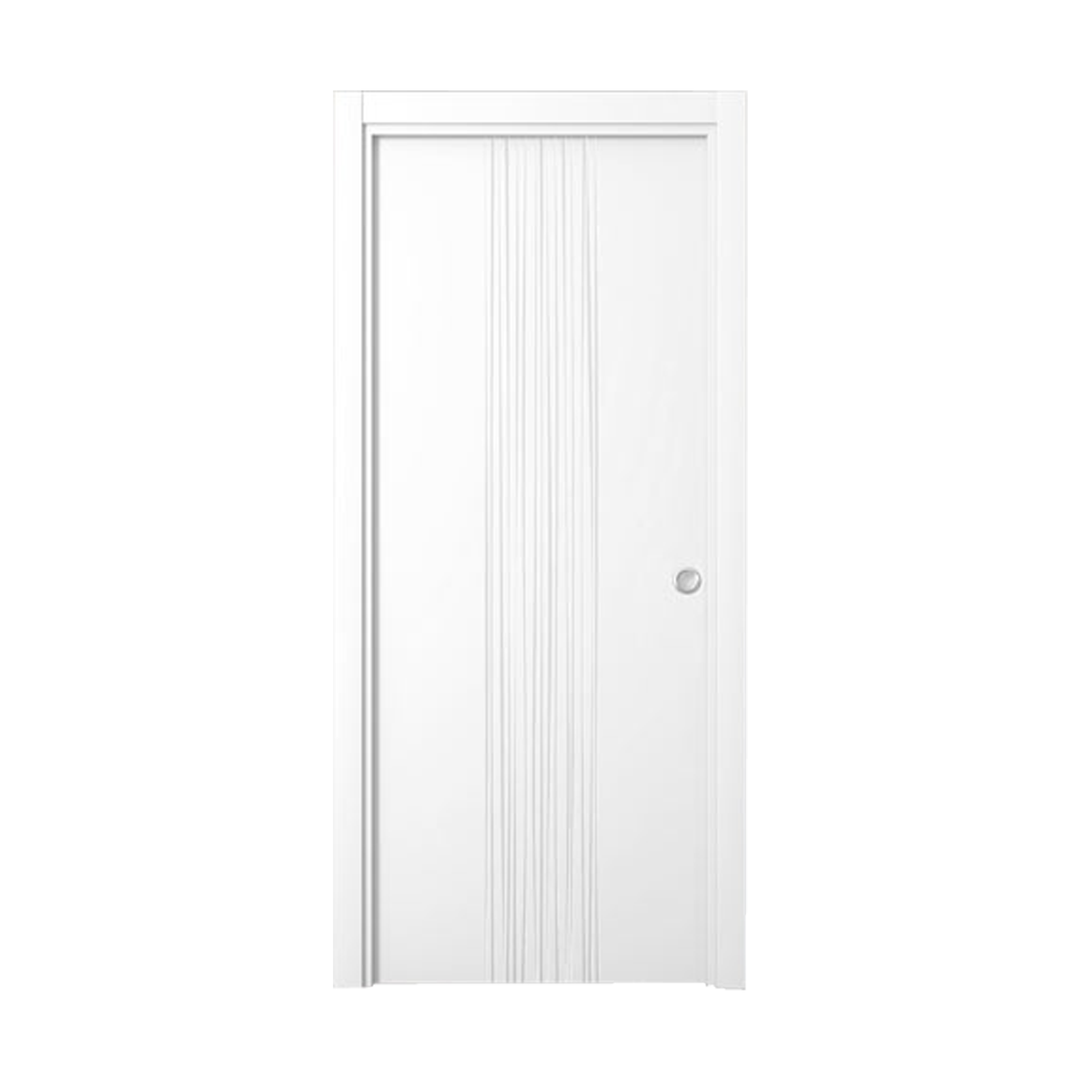Puerta de interior corredera quevedo blanco de 72.5 cm