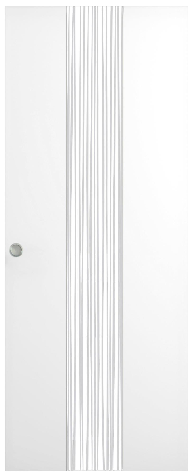 Puerta de interior corredera quevedo blanco de 82.5 cm