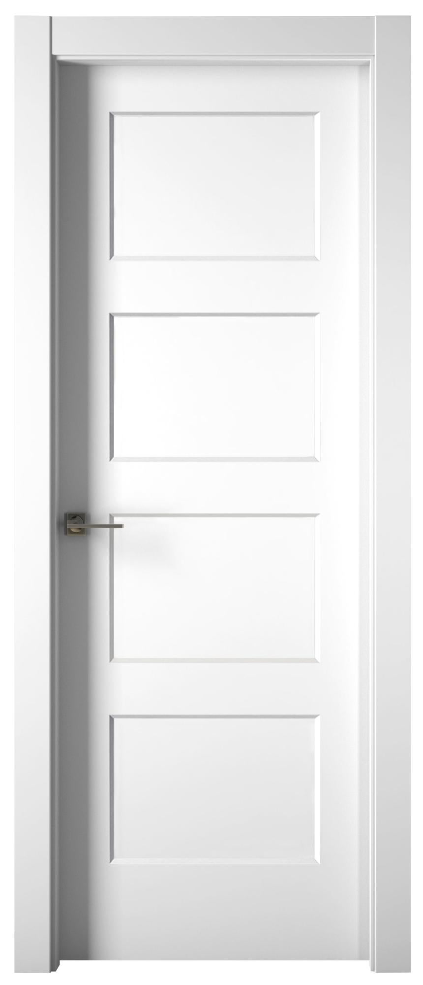 Puerta abatible bosco blanca premium apertura derecha de 9x105 cm de la marca CASTALLA Puerta abatible bosco blanca premium apertura derecha de 9x105 cm de la marca CASTALLA