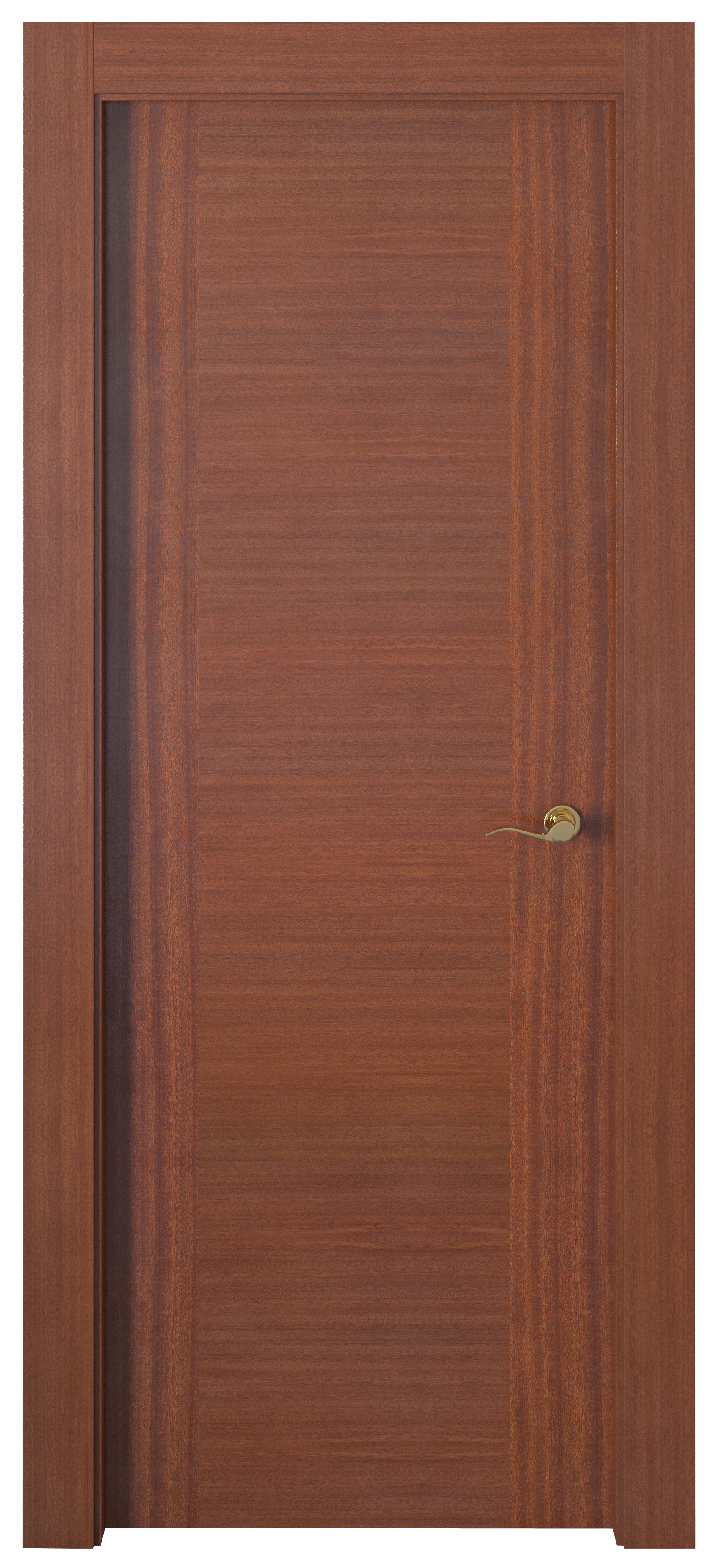Puerta niza sapelli de apertura izquierda de 72.5 cm