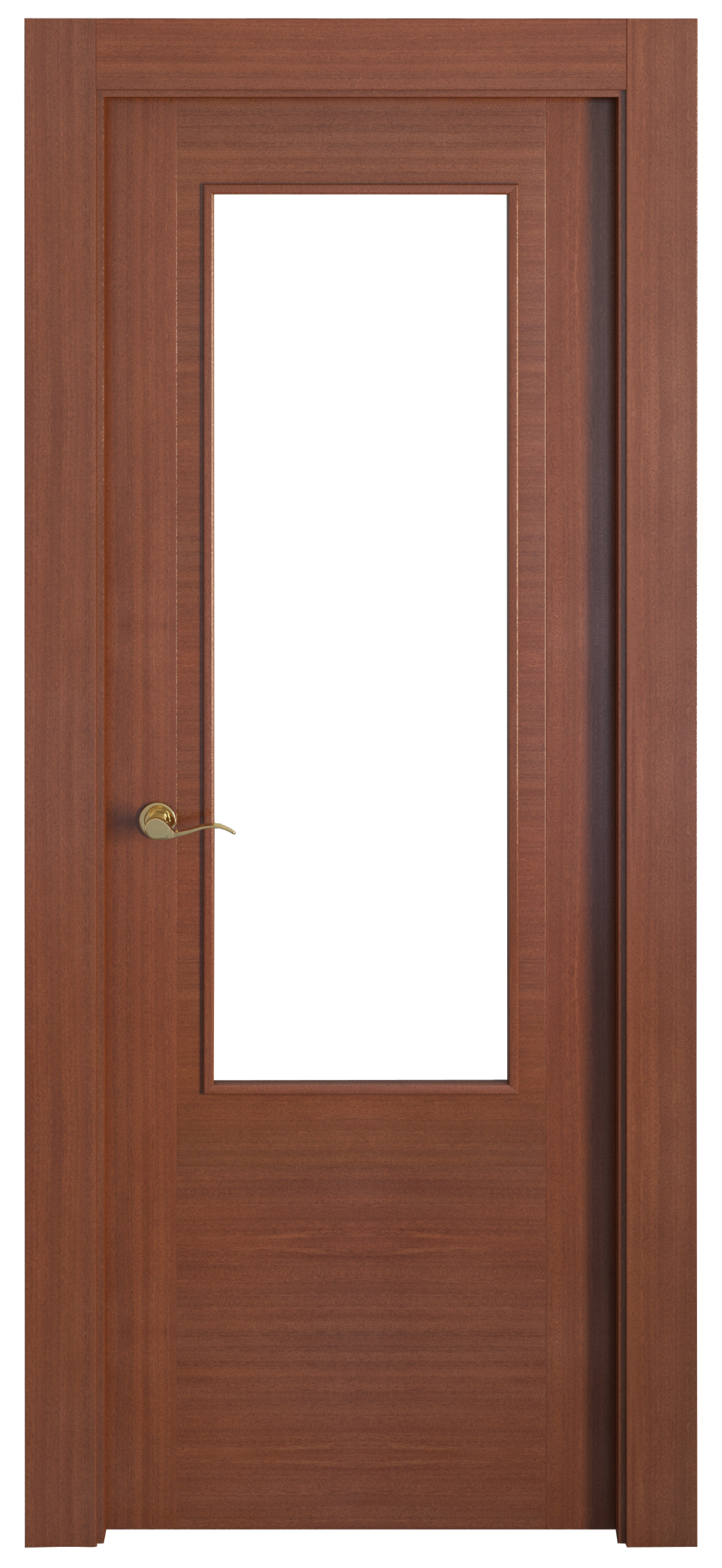 Puerta niza plus sapelly apertura derecha con cristal 62.5cm de la marca Sin marca