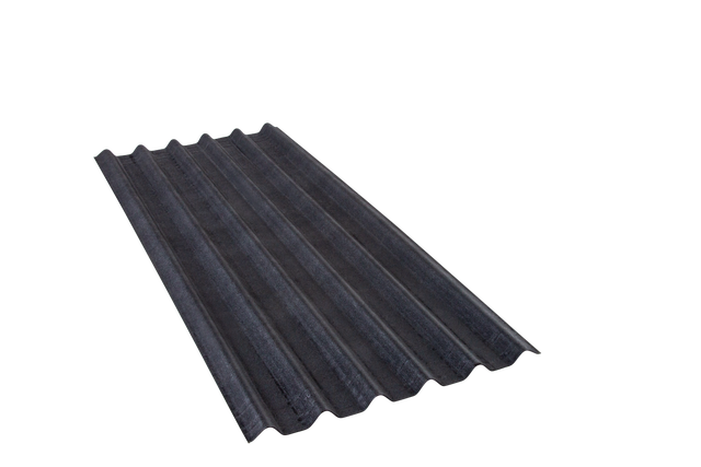 Cubiertas para tejados : Teja asfáltica verde en rollo, 1x10m