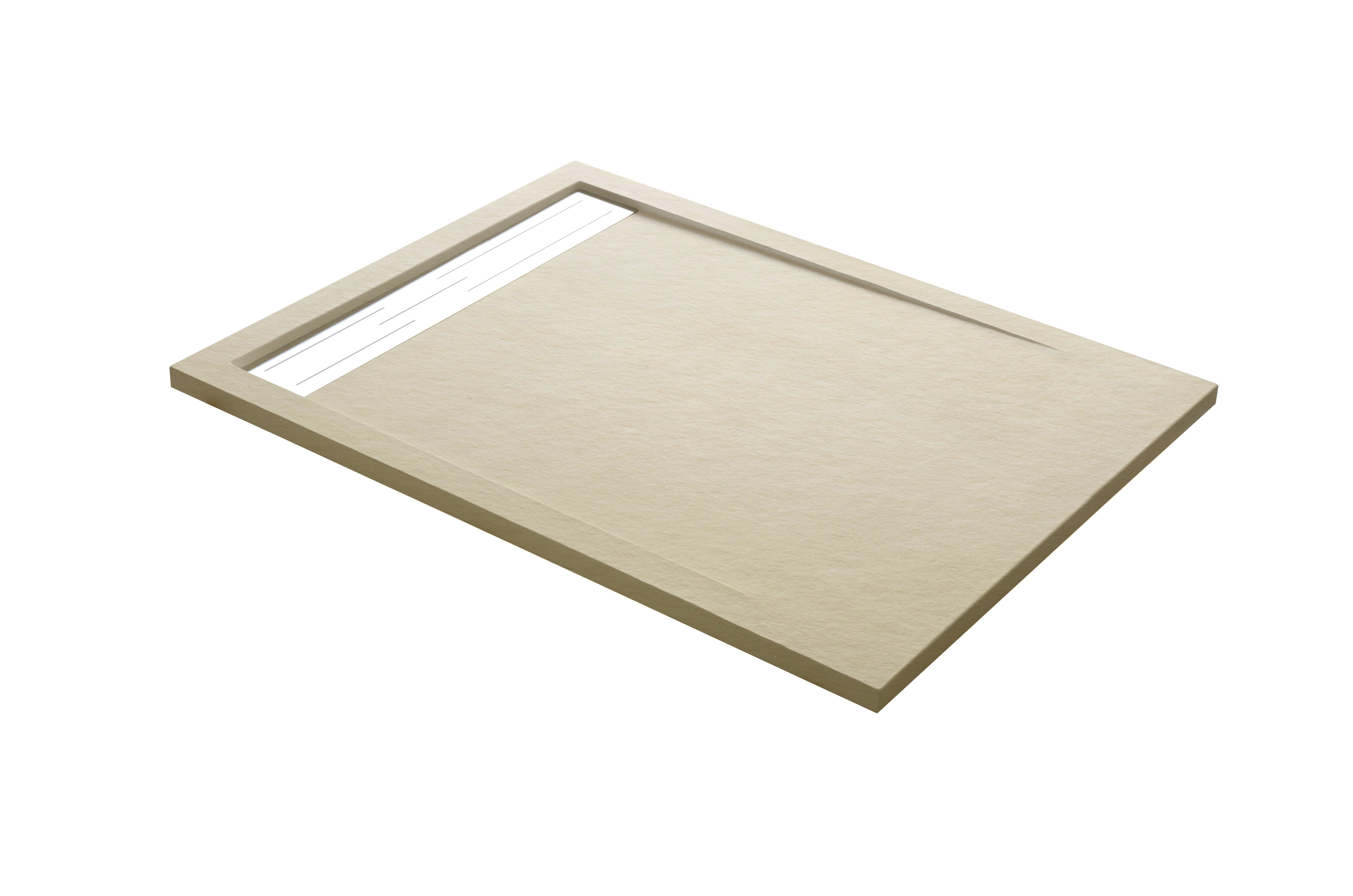 Plato de ducha atlas 100x70 cm beige