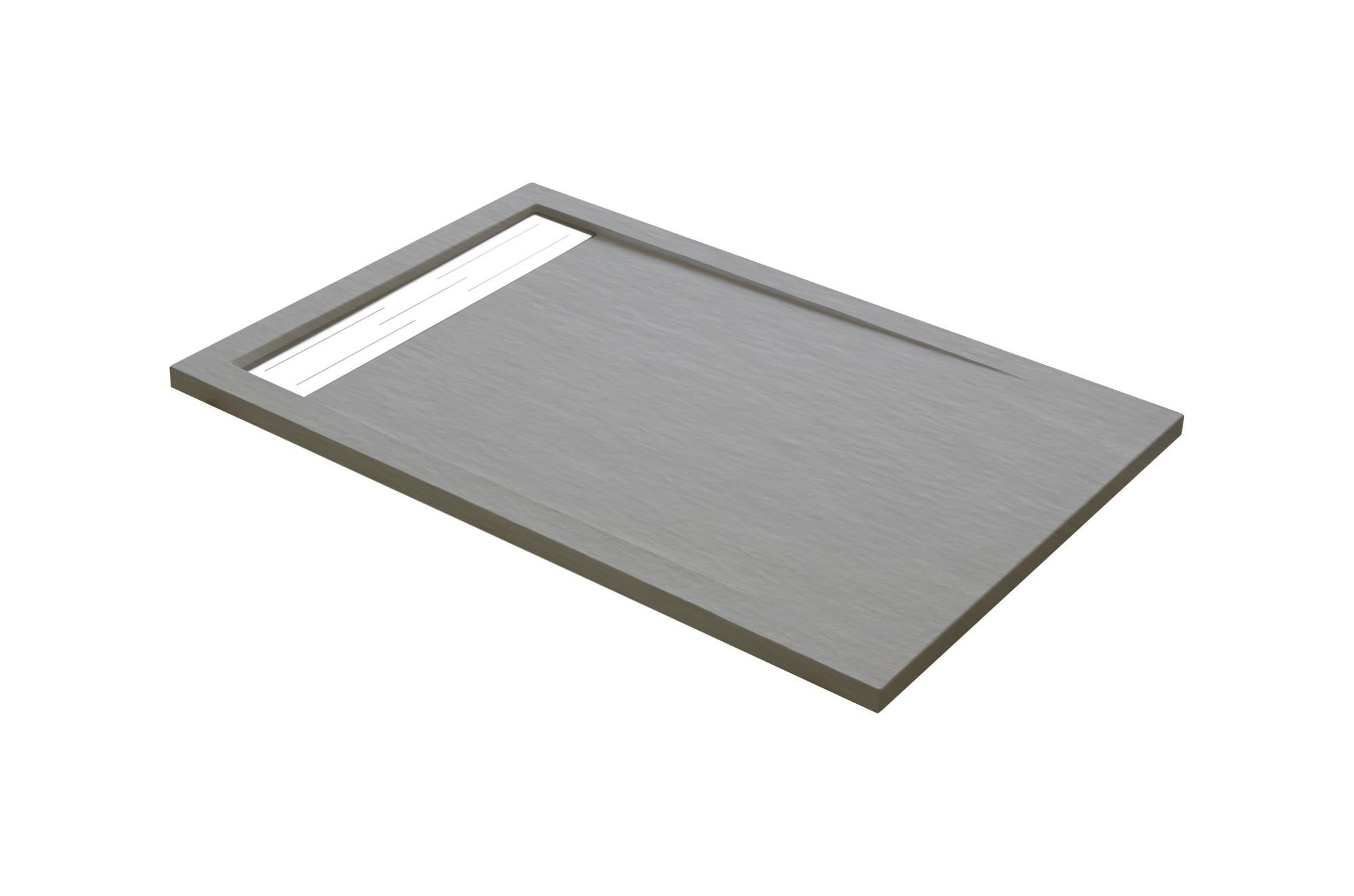Plato de ducha atlas 160x100 cm gris de la marca MOLDCOM COMPOSITES Plato de ducha atlas 160x100 cm gris de la marca MOLDCOM COMPOSITES