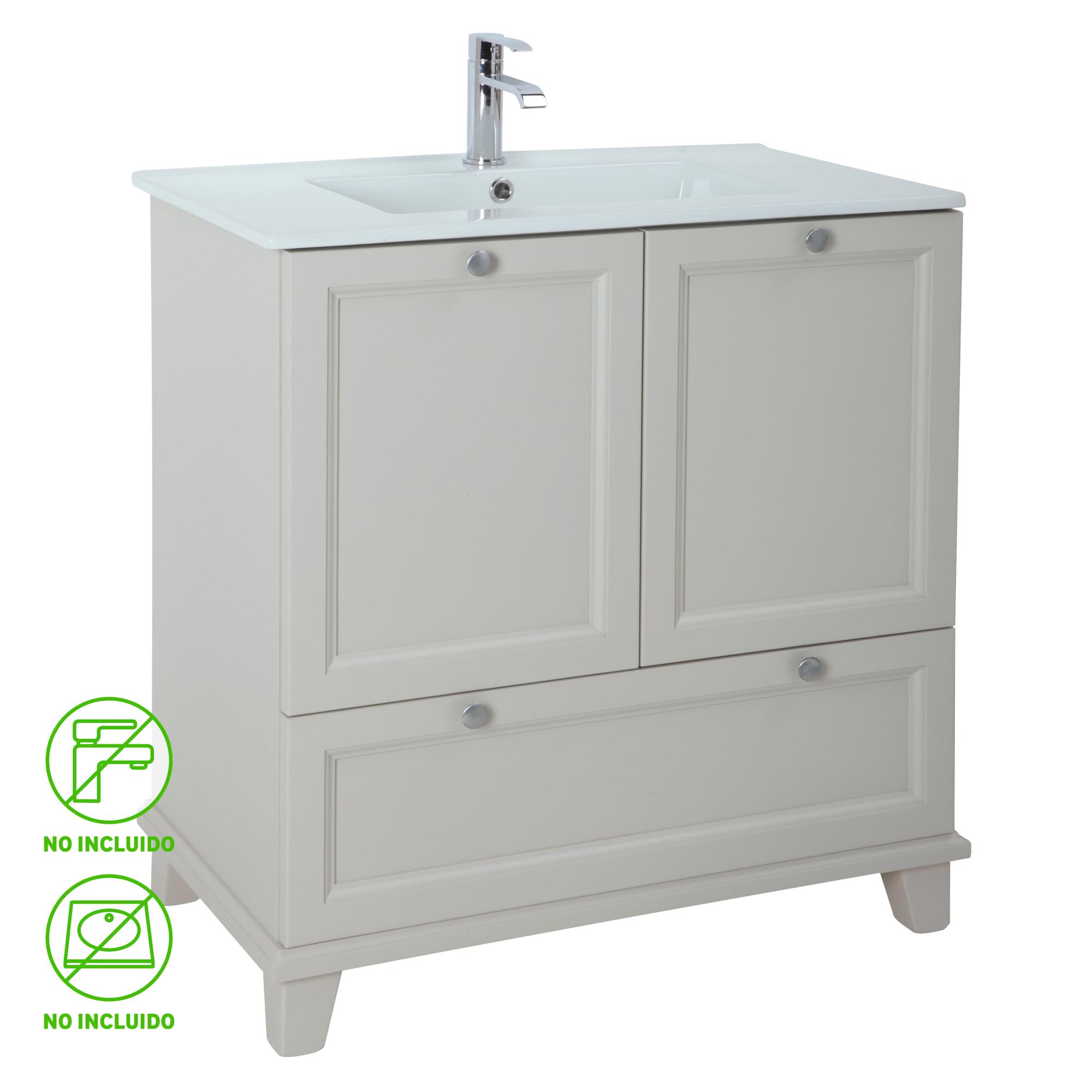 Mueble de baño unike perla 85x45 cm