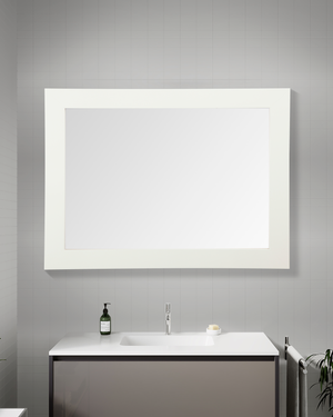 Espejo de baño Led cuadrado - Retroluminación por LED con IRC >80 – Modelo  ITALIA – MamparaStore