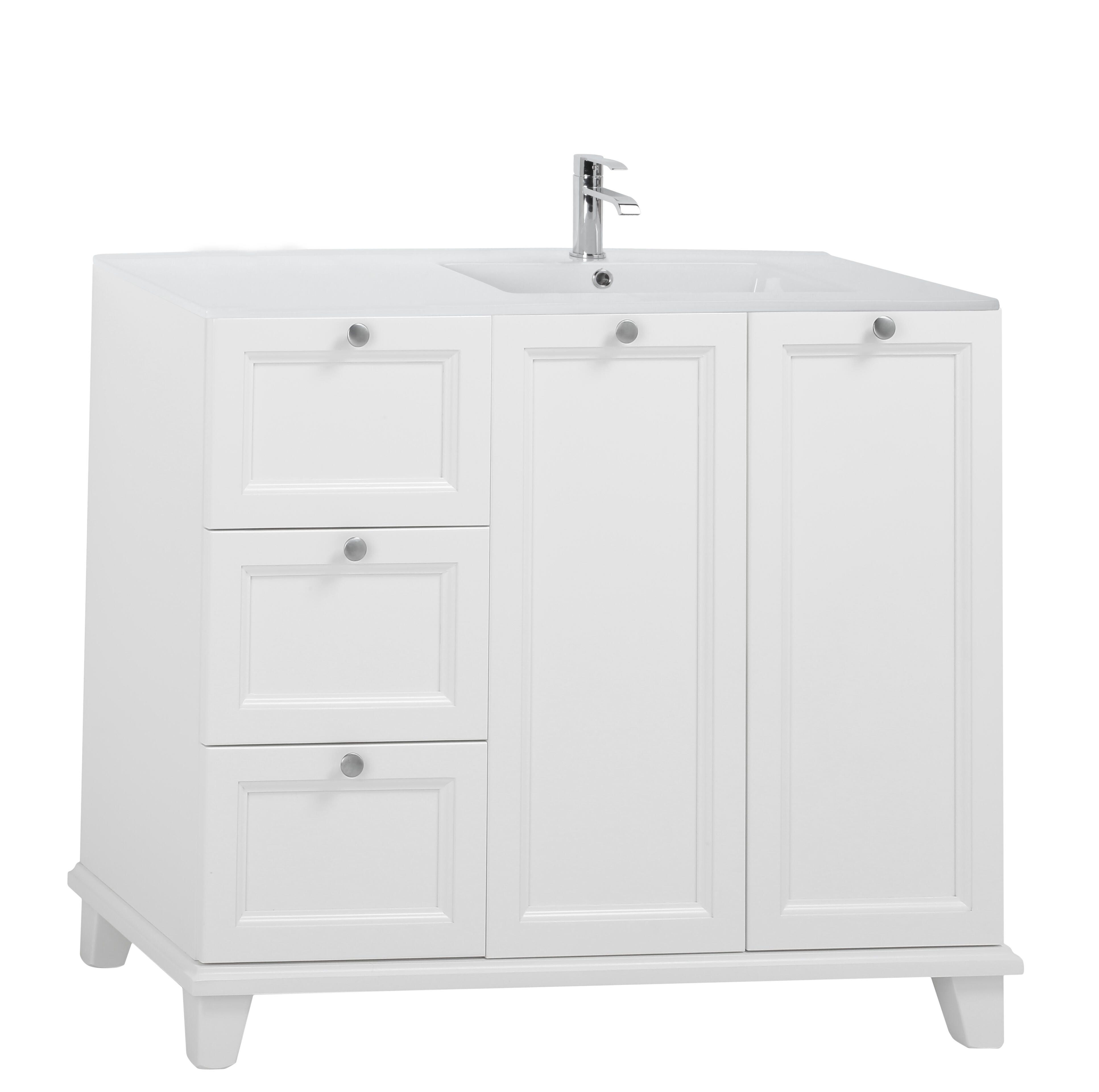 Mueble de baño unike blanco 105x45 cm