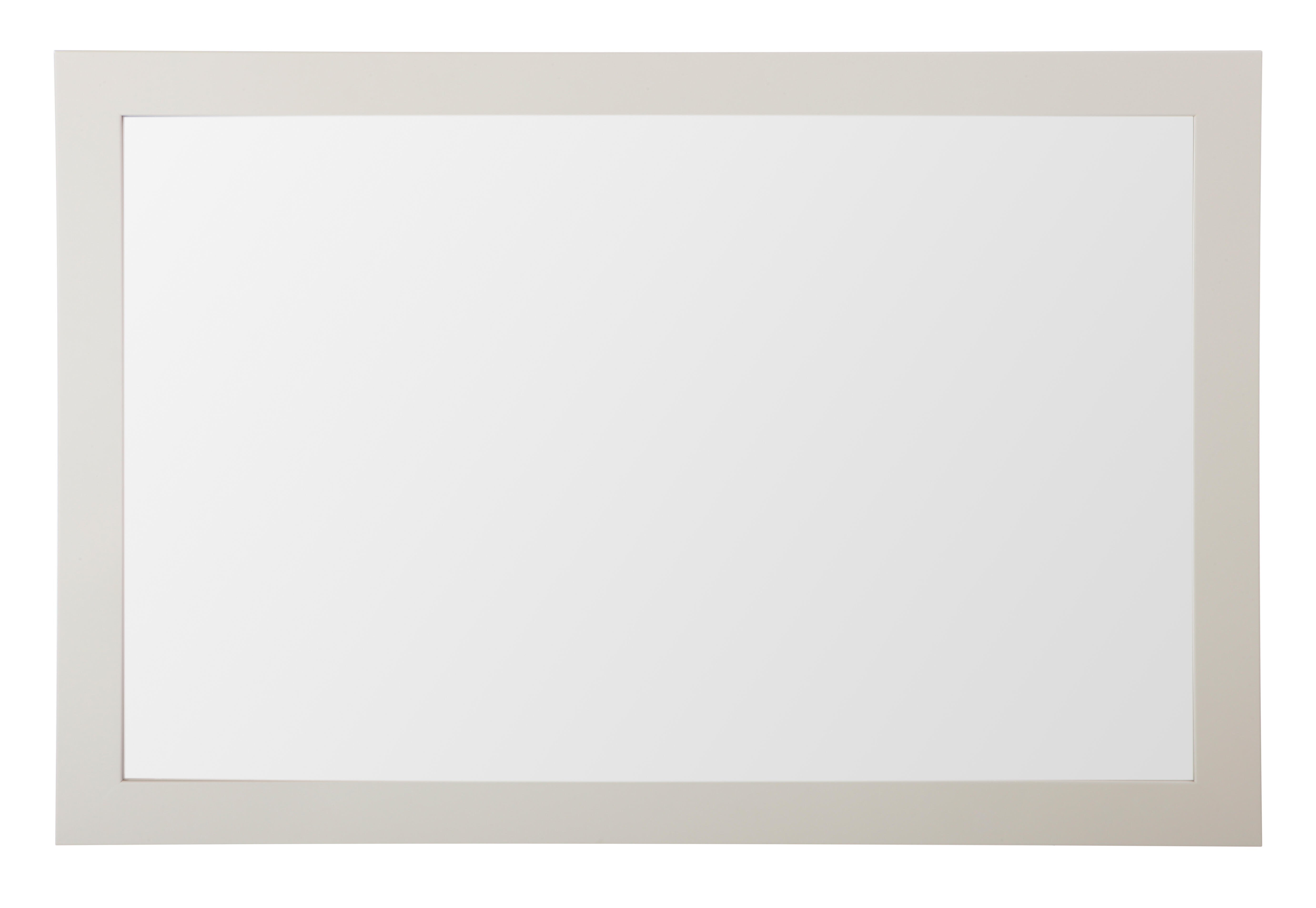Espejo enmarcado rectangular roma blanco perla 80 x 120 cm