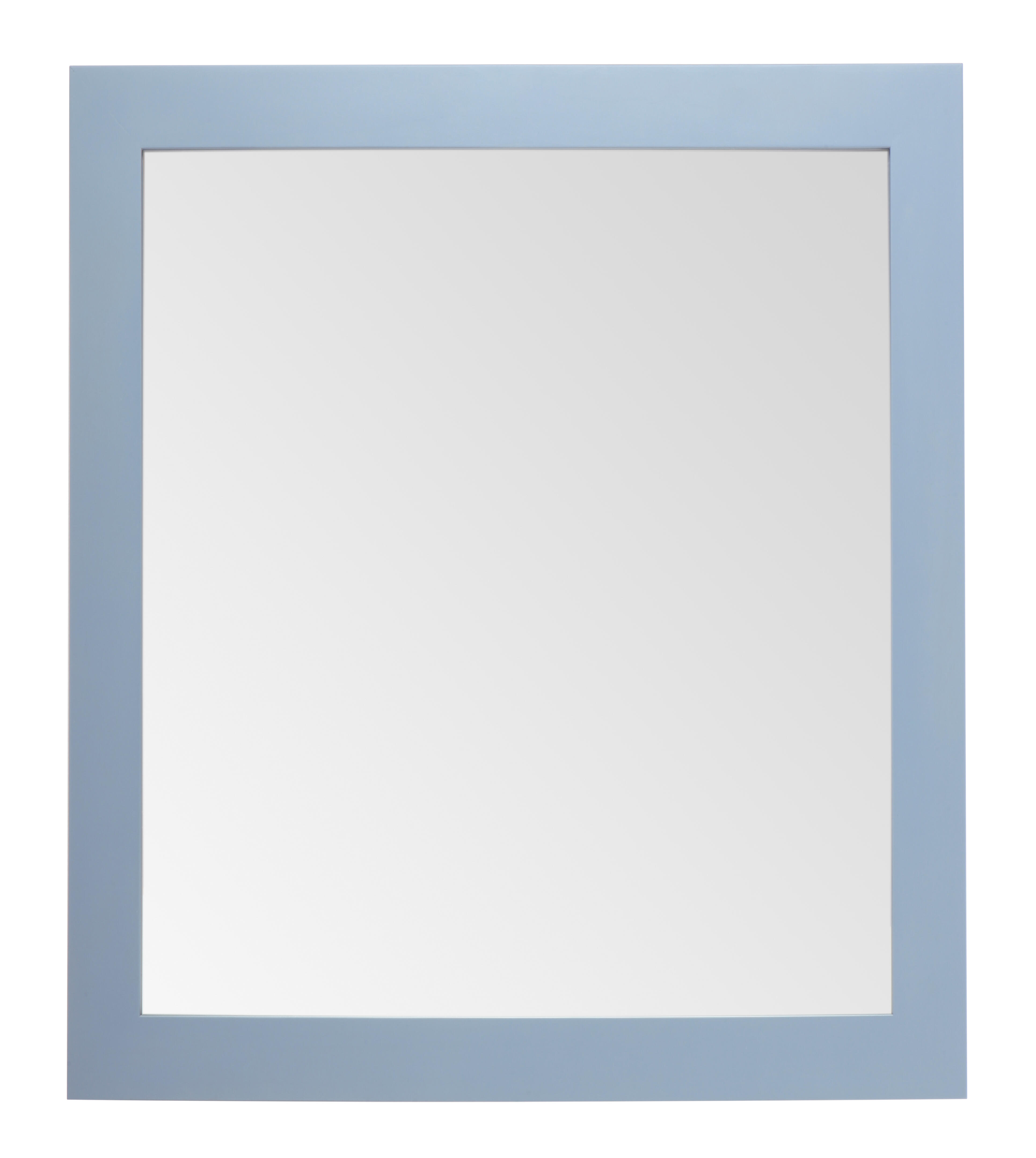 Espejo enmarcado rectangular roma azul 80 x 60 cm