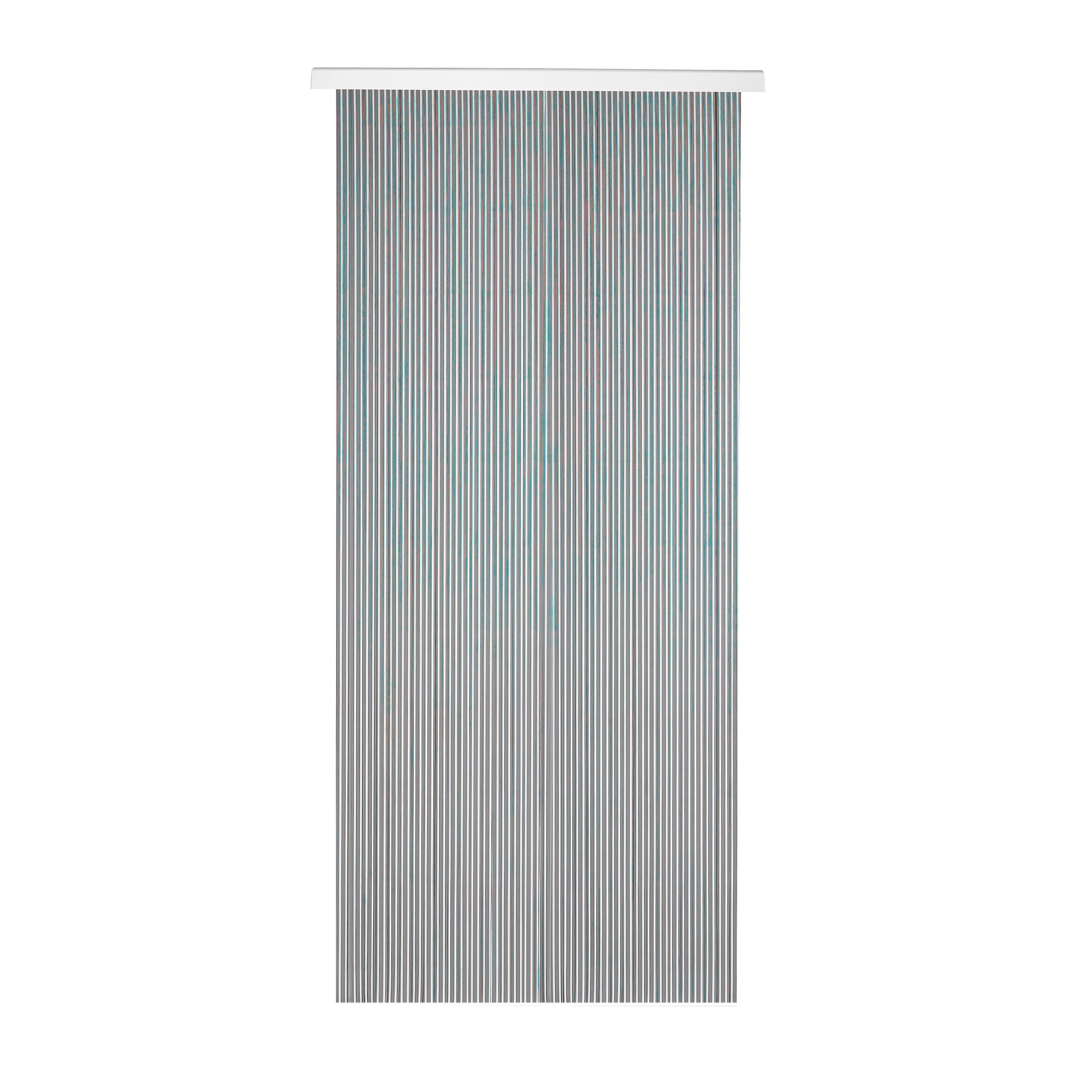 Cortina de puerta pvc guadiana gris-blanco 90 x 210 cm