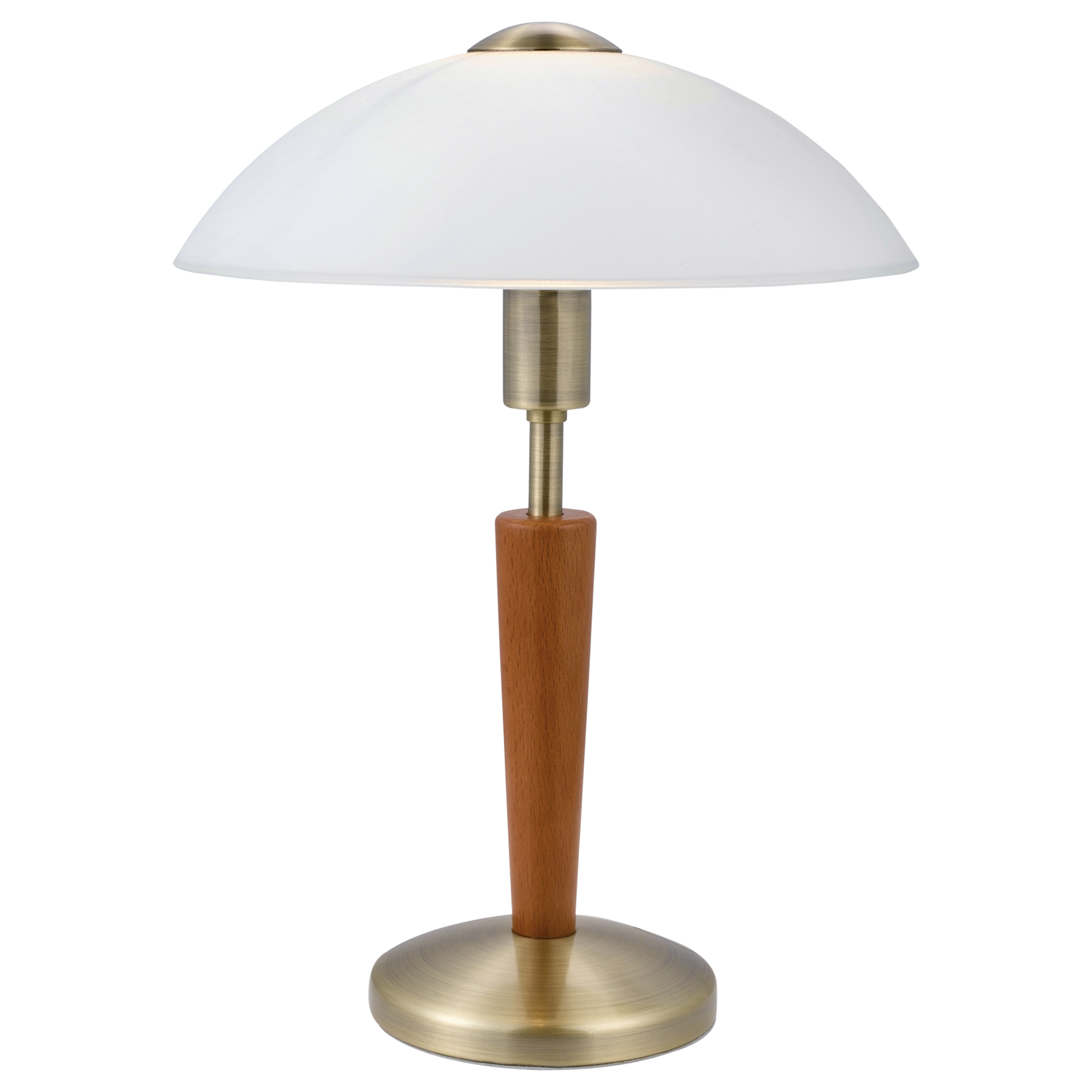 Lámpara de mesa solo 1 1 luces e14 26 cm marrón