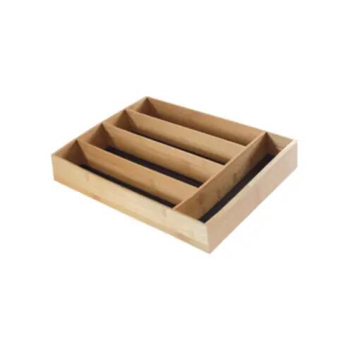Cubertero para cajón bambú 29x6.5 cm