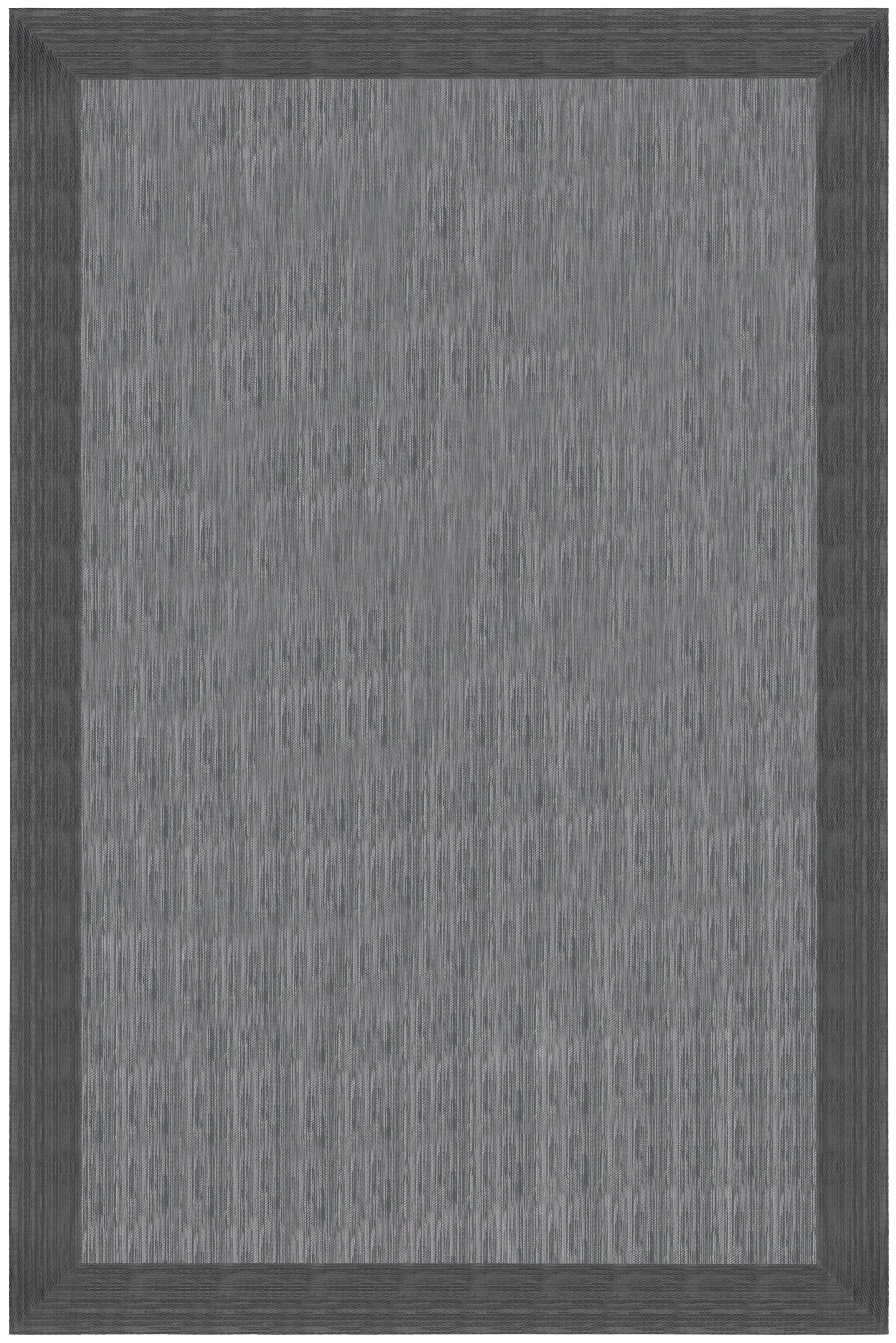 Alfombra exterior/interior pvc teplon ++ archi gris plata cuadrada 120x120cm