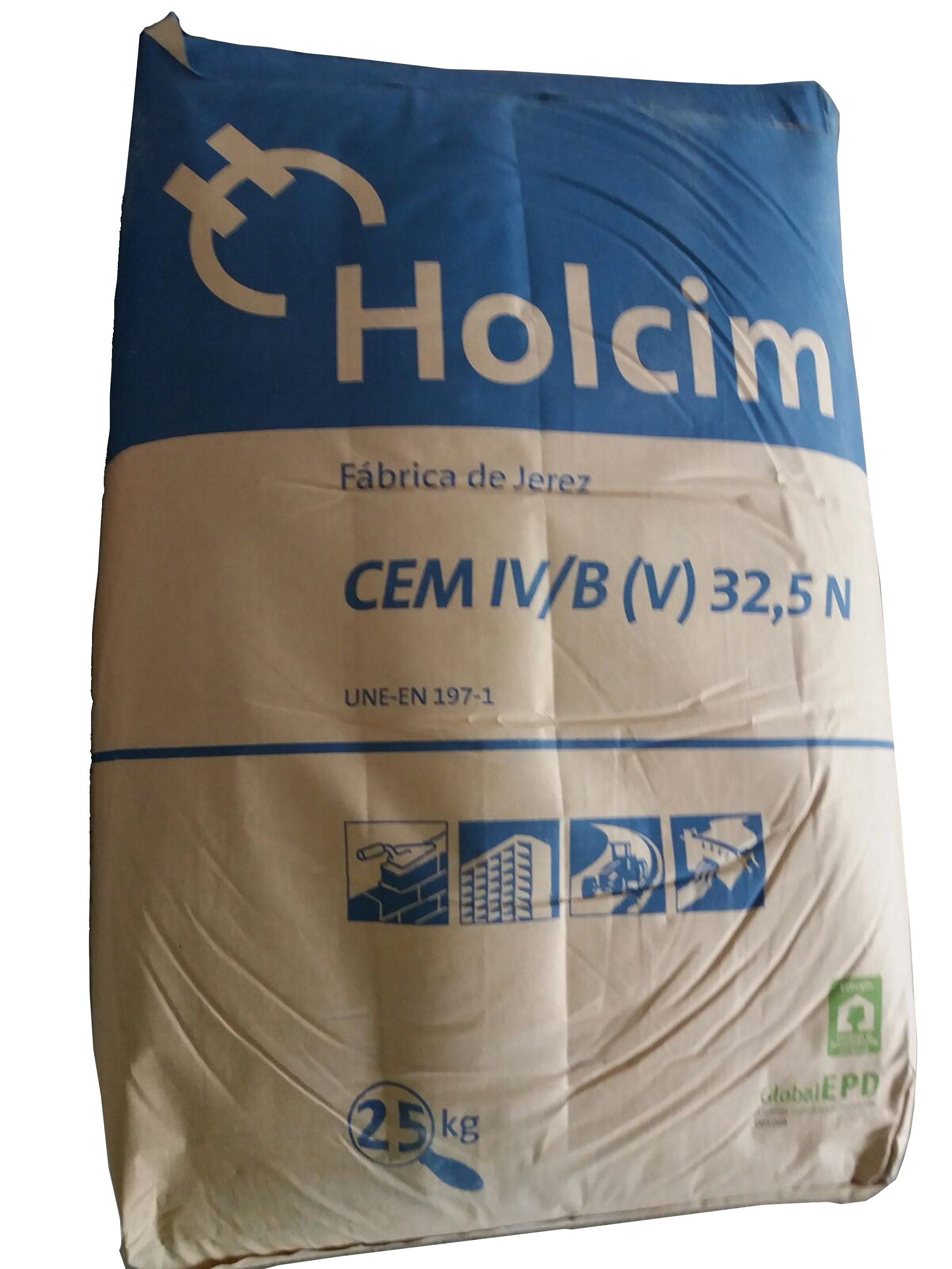 Saco Cemento Gris 32,5-N CEM IV/B HOLCIM 25 Kg | Leroy Merlin