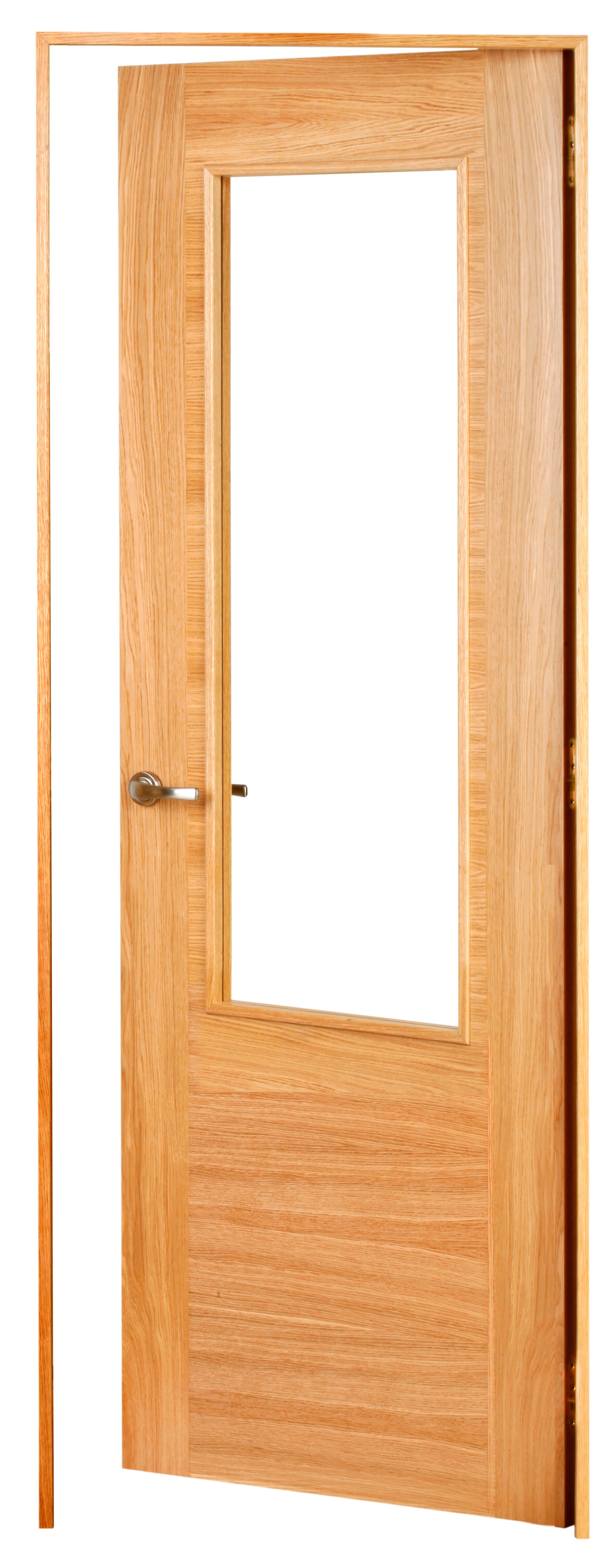 Puerta abatible niza roble line plus apertura derecha de 9x82.5 cm