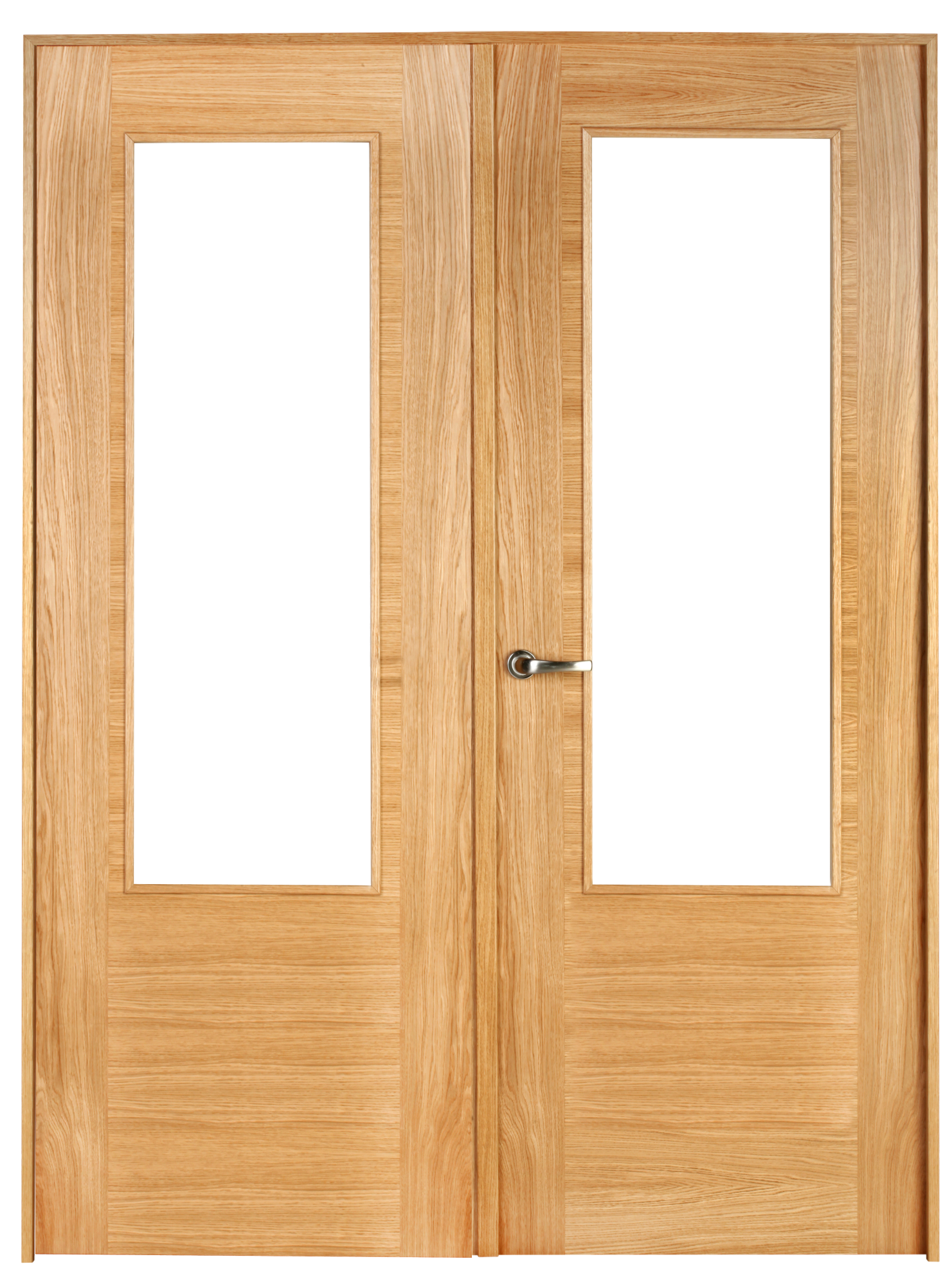 Puerta niza plus roble apertura derecha con cristal 9x125cm de la marca Sin marca