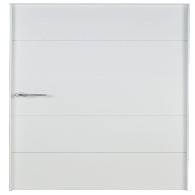 Puerta interior abatible Lucerna blanco Line Plus apertura derecha 9x 62.5cm - 1