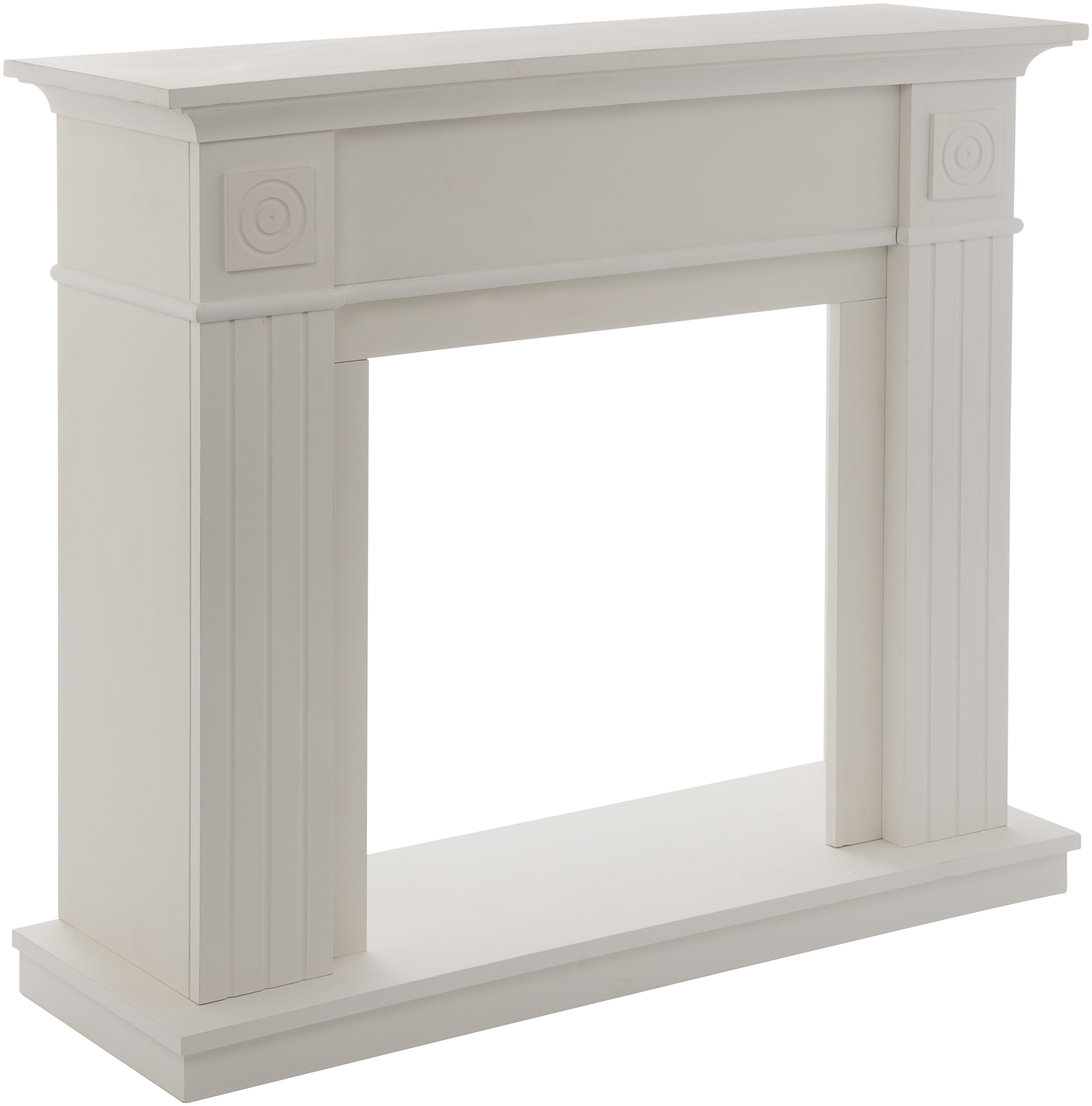 Revestimiento de chimenea edco da vinci blanco