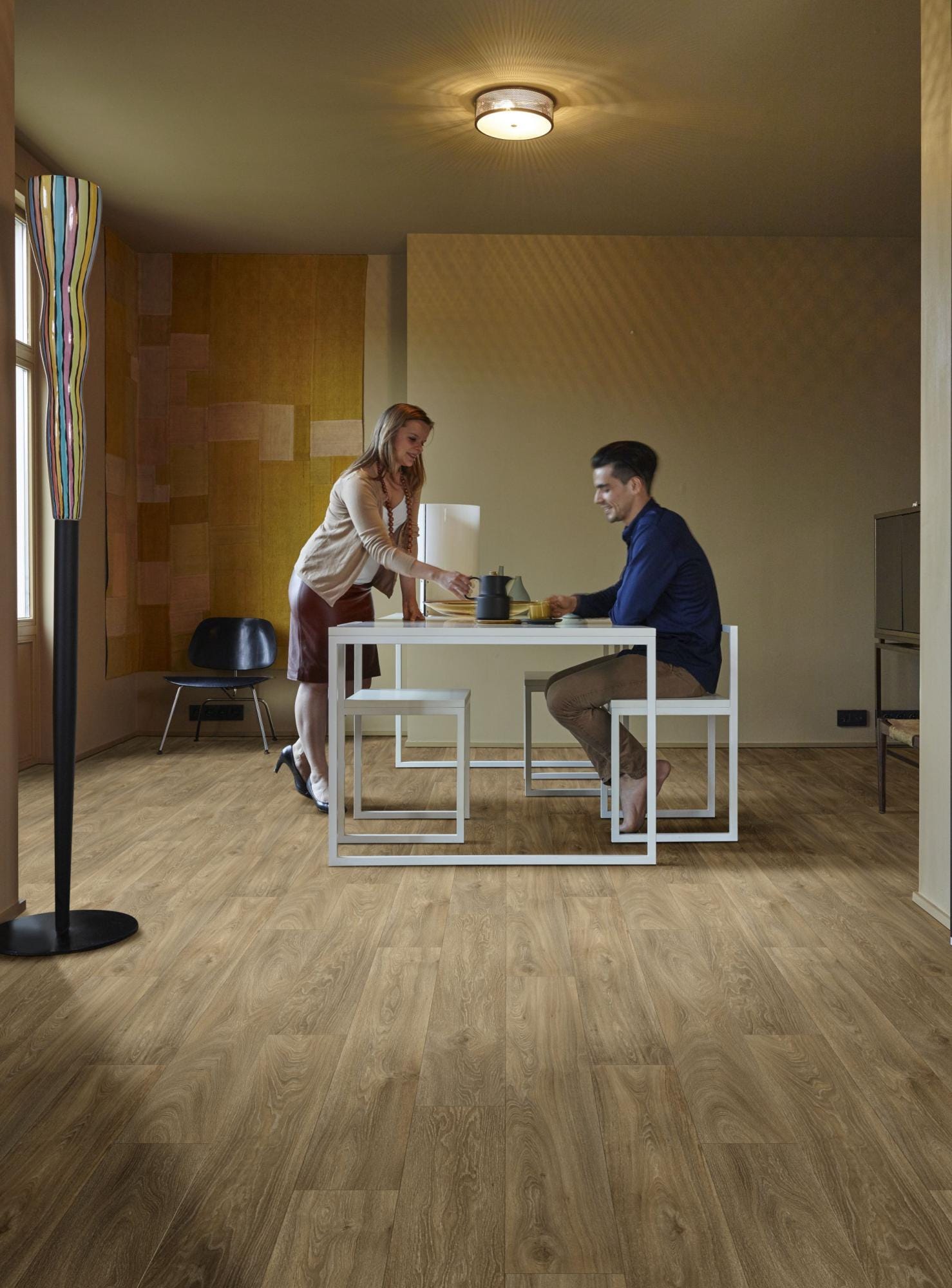 Suelo vinílico rollo BERRY Texstyle 2x2 m madera natural | Leroy Merlin