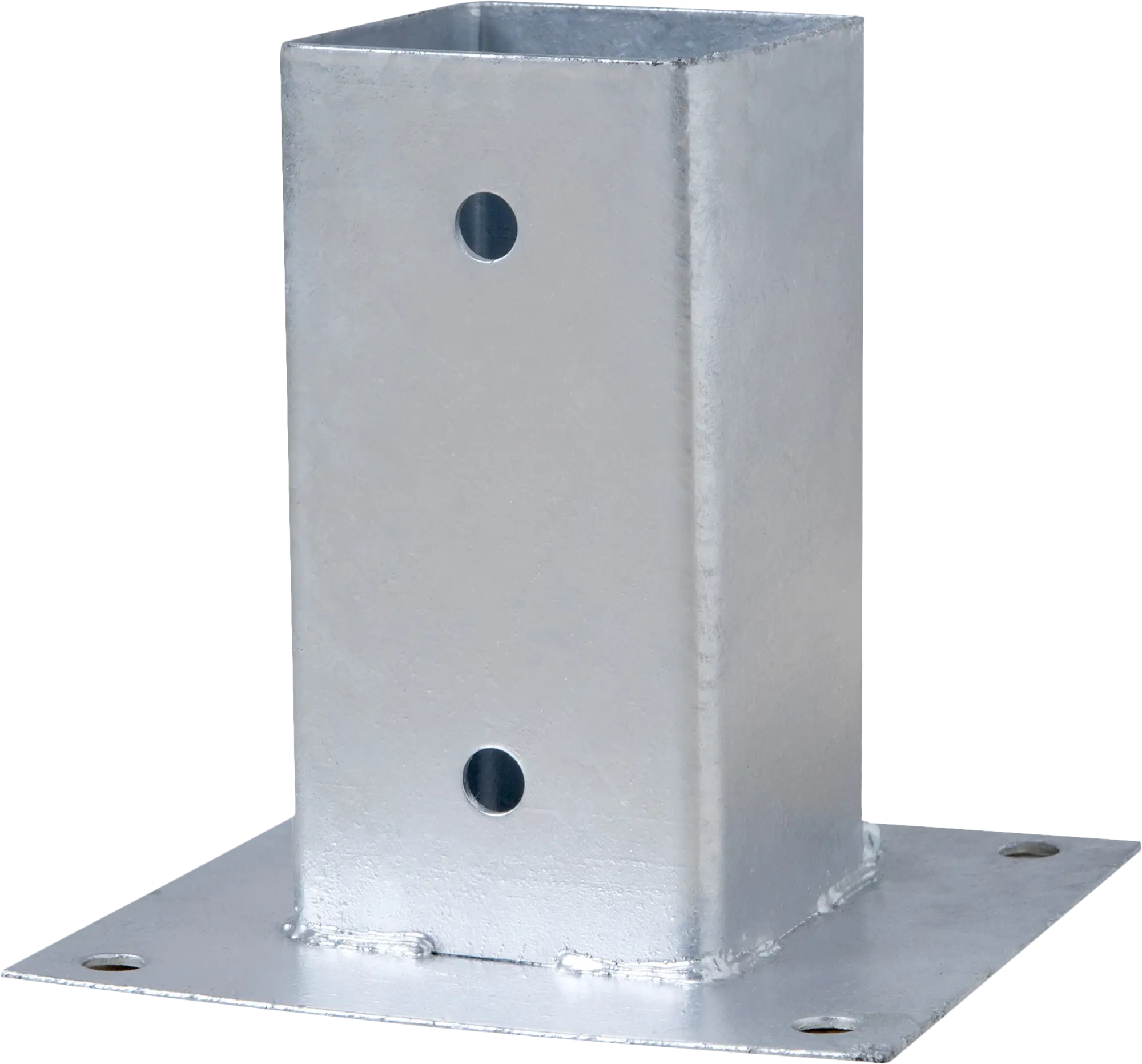 Soporte poste para suelo hormigón de acero para poste de 12 x 12 cm