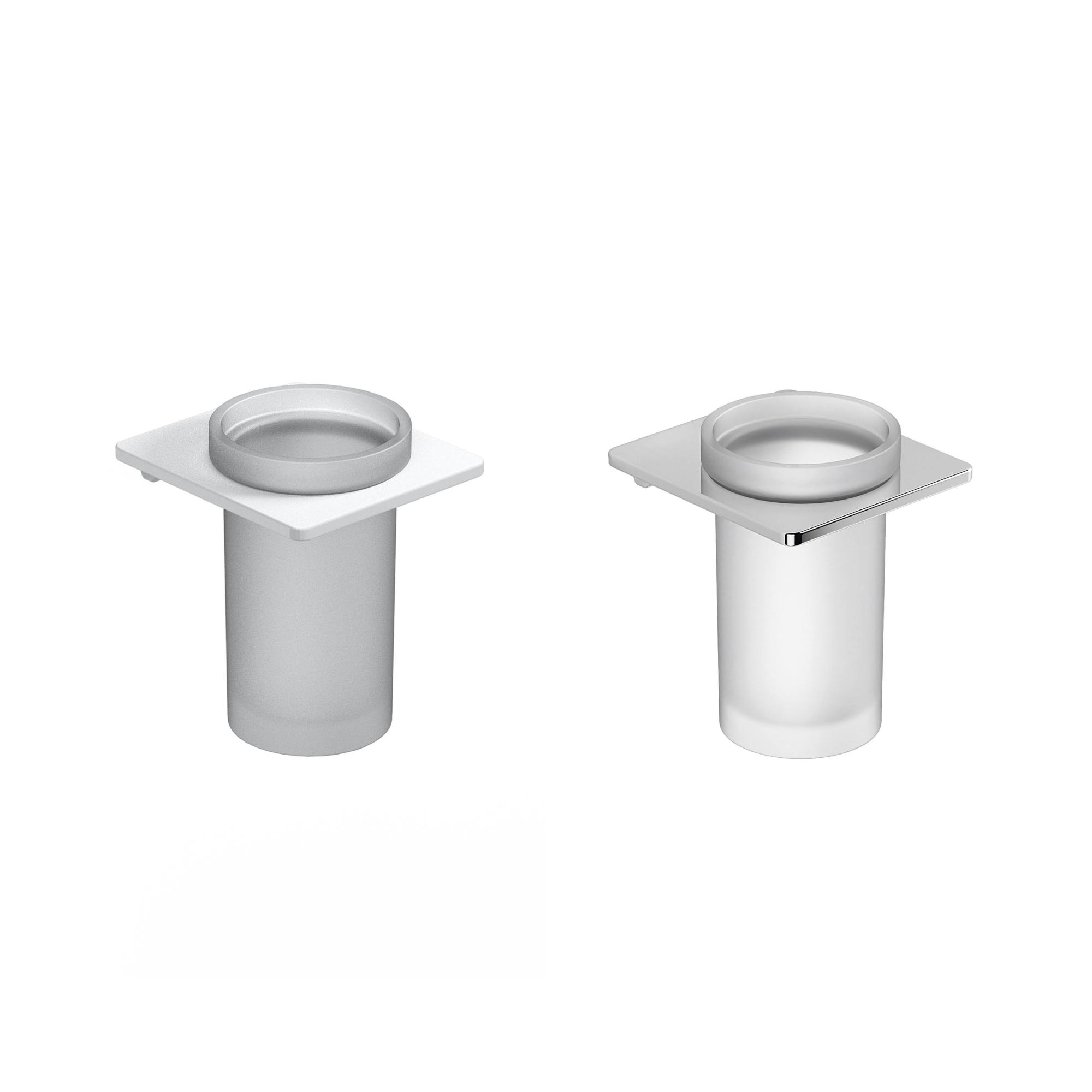 Vaso de baño karisma blanco mate mate