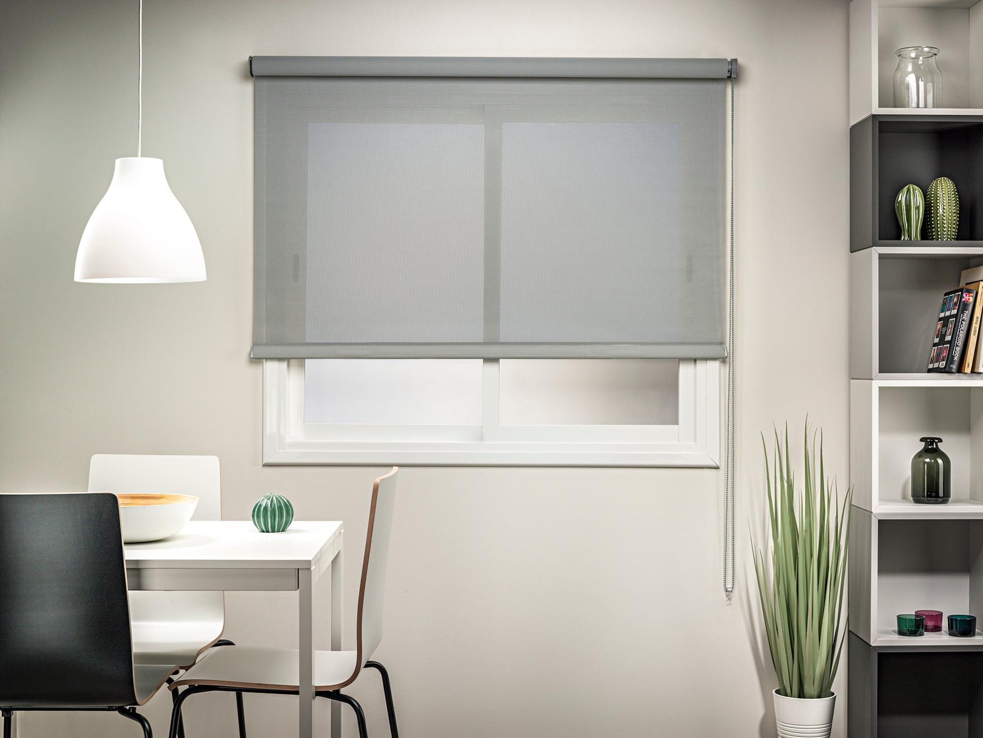 Estor enrollable screen industry gris de 220x250cm