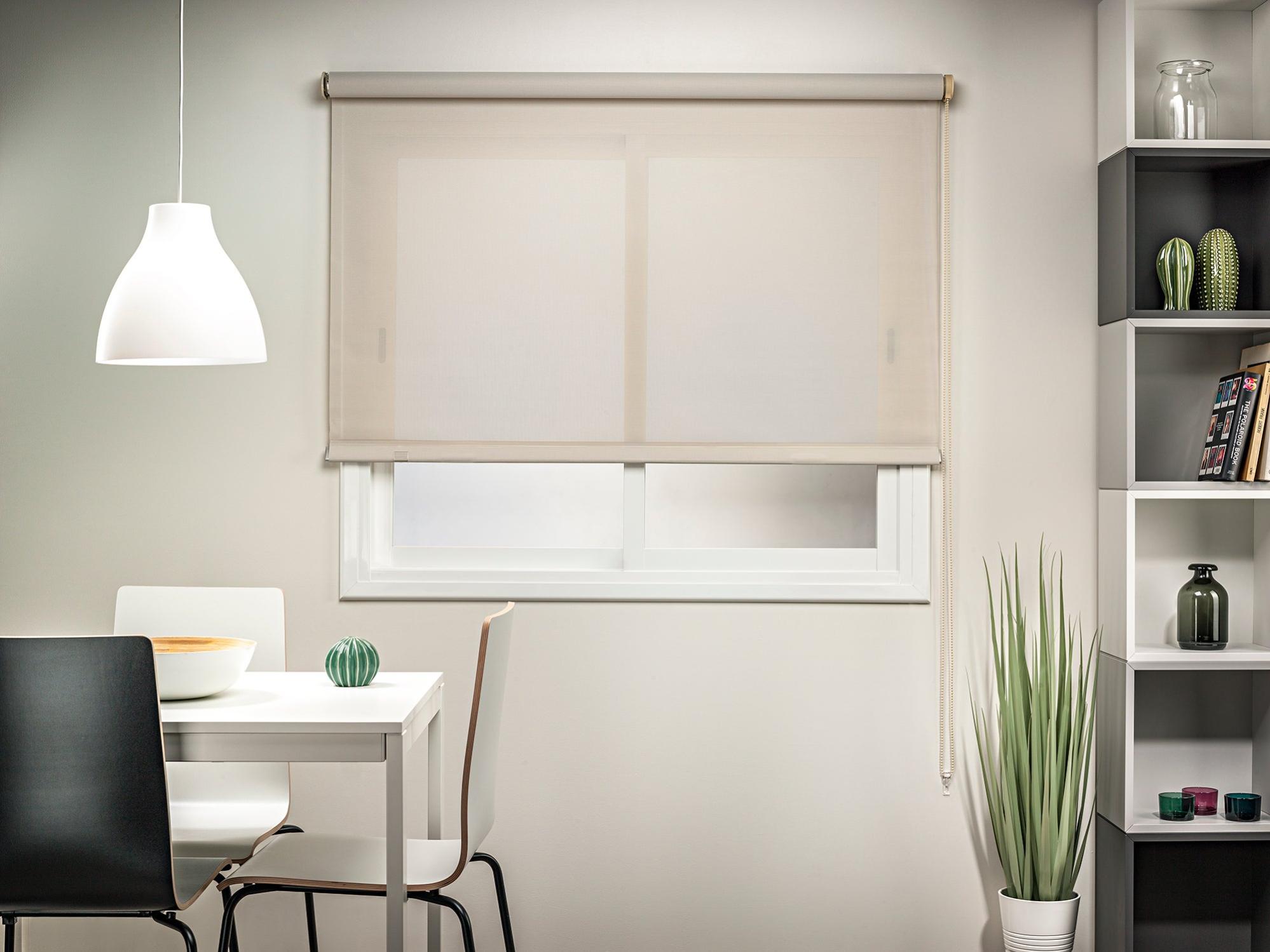 Estor enrollable screen industry beige de 220x250cm