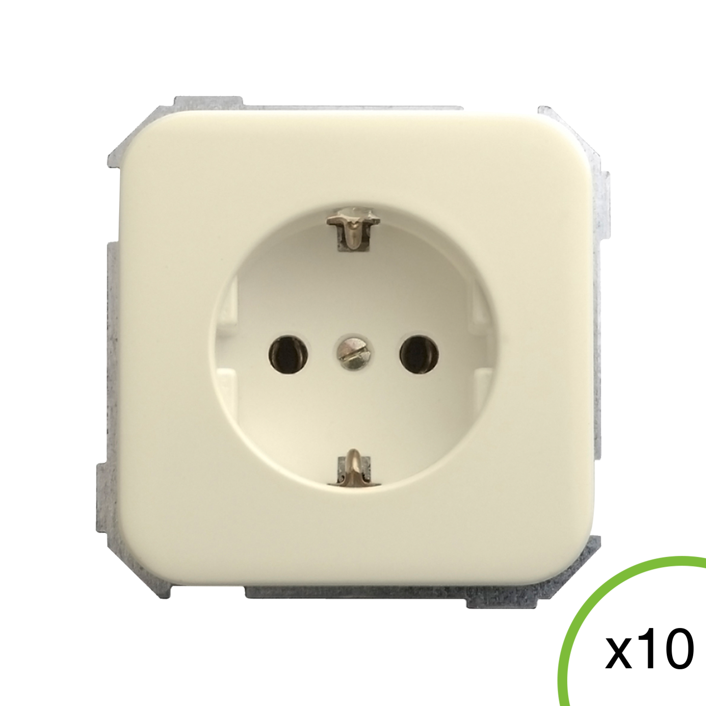 Prime-Line N 75878 - Enchufes Para Poste De Clóset, Se Adapta A 1