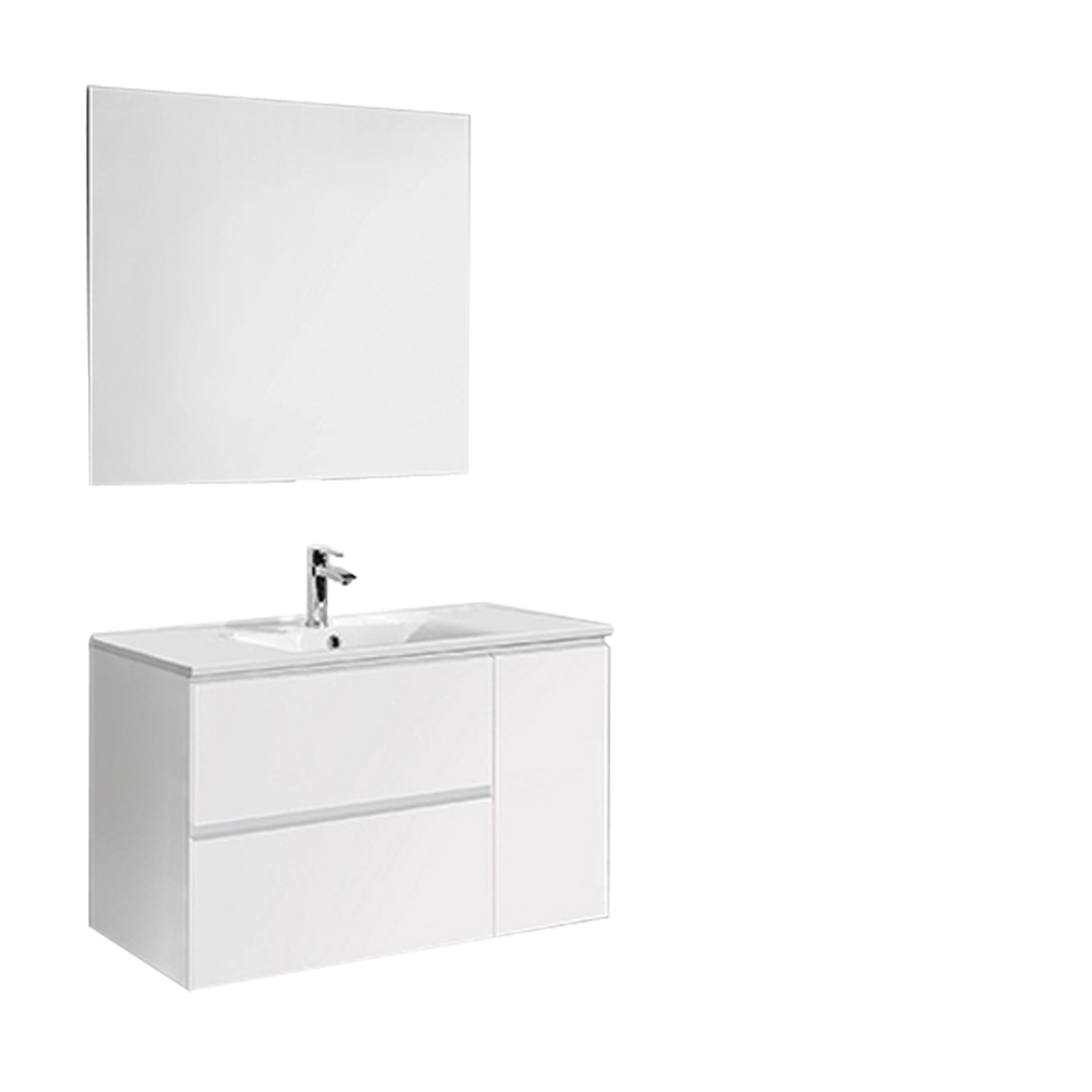 Mueble de baño santa ana blanco 80x48 cm