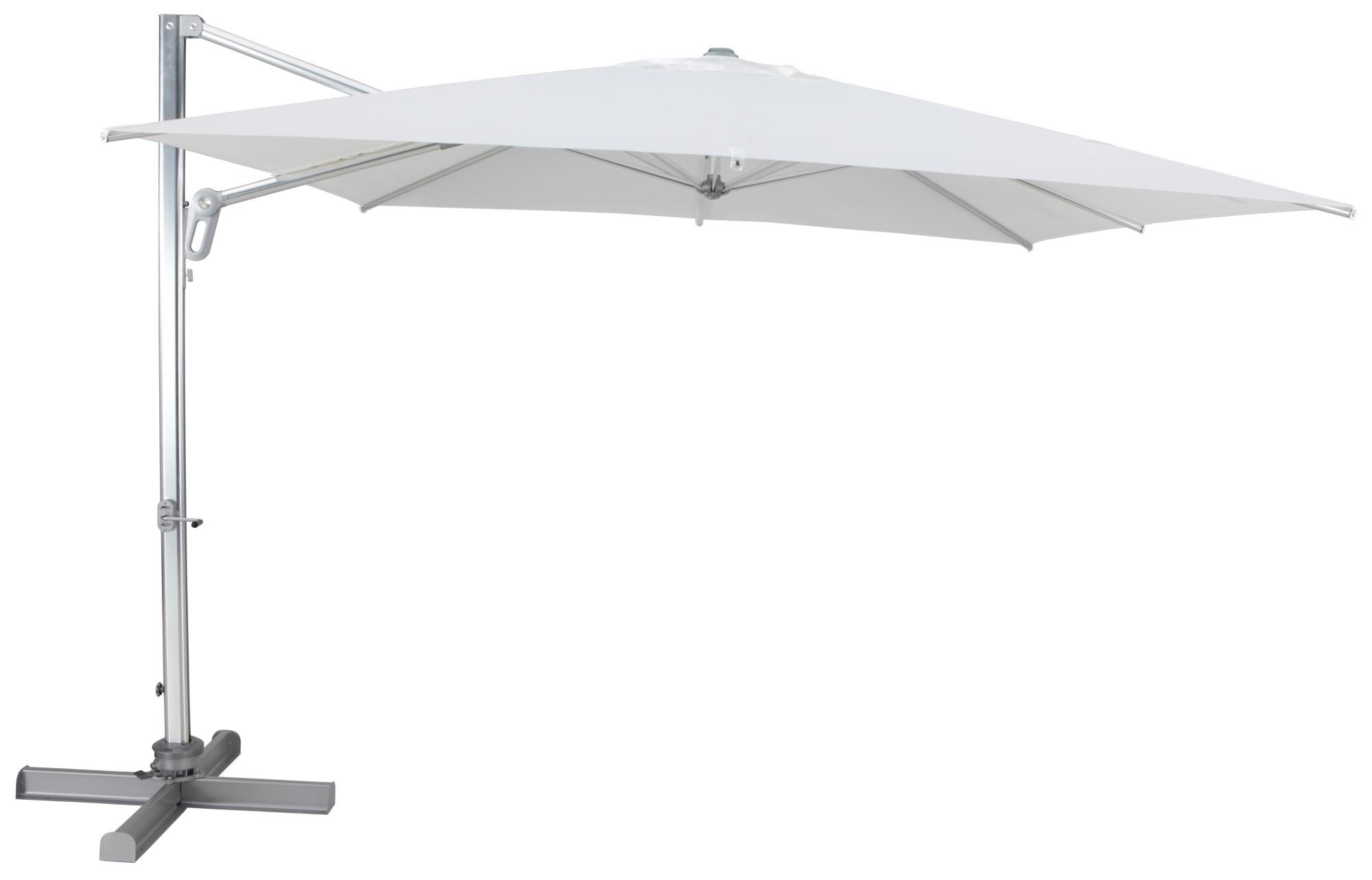 Toldo para parasol mykonos de poliéster blanco de 300x300 cm