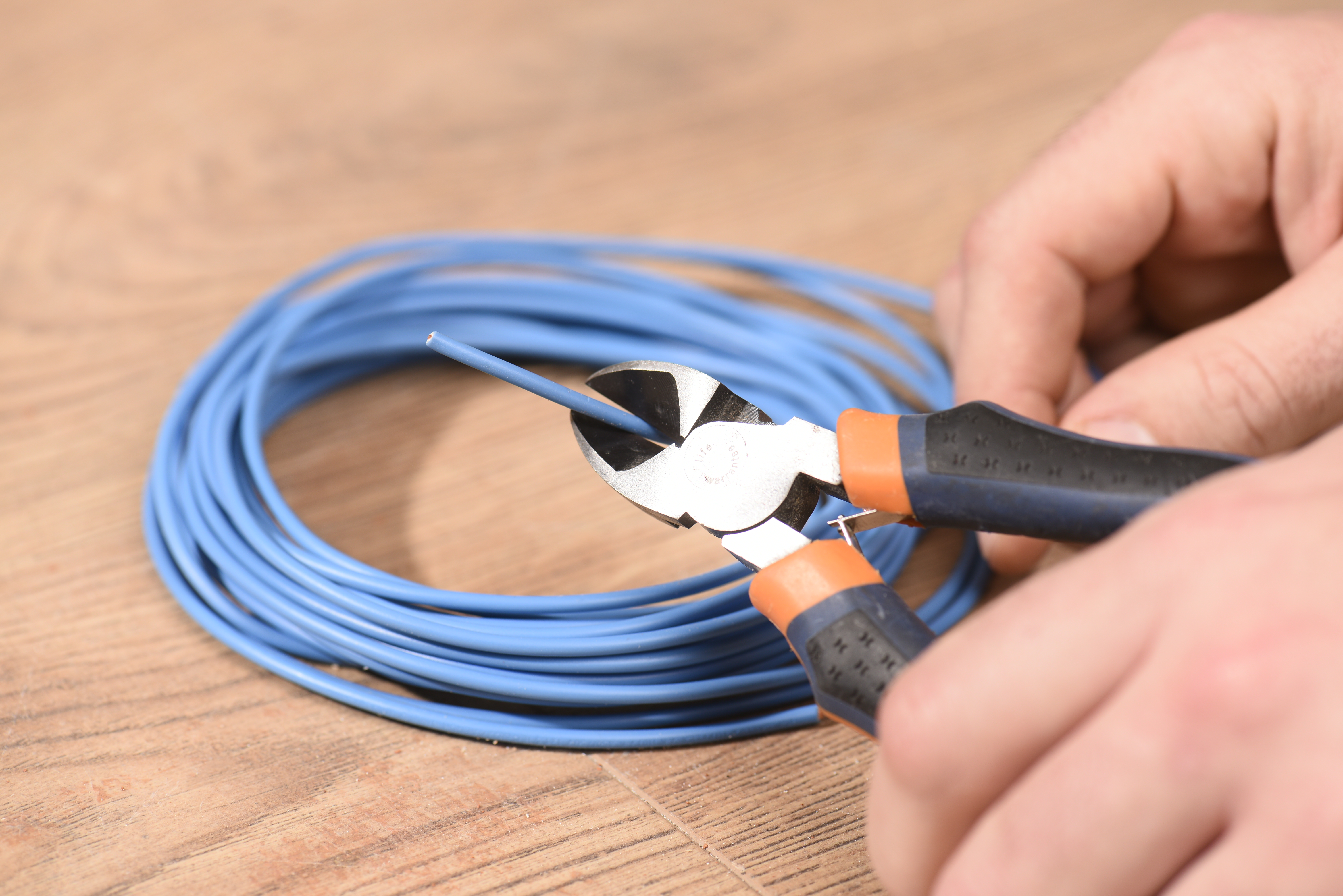 Cable lexman h07v-k 100 metros 1,5 mm² color azul