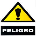 Cartel Peligro Indeterminado 34X23Cm | Leroy Merlin