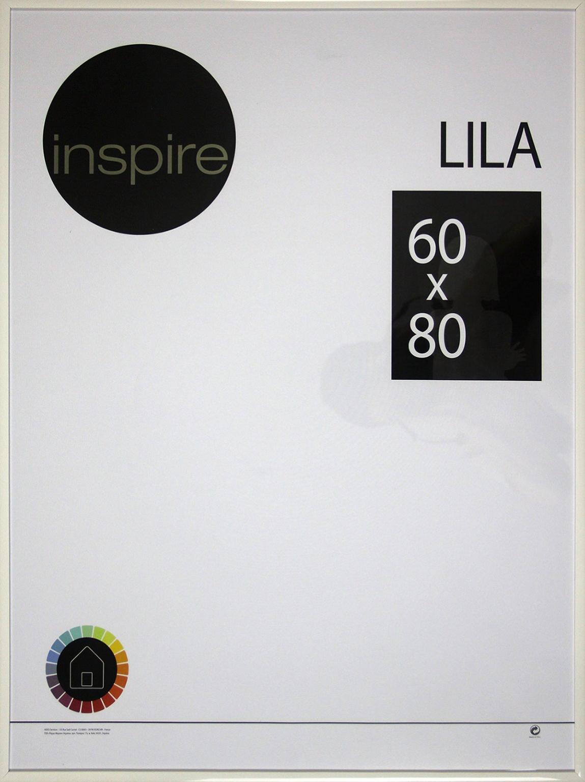 Marco INSPIRE Lila blanco 60x80 cm | Leroy Merlin
