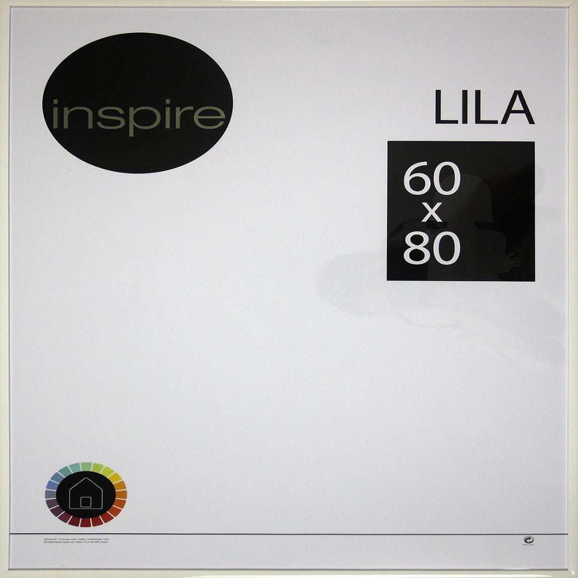 Marco INSPIRE Lila blanco 60x80 cm