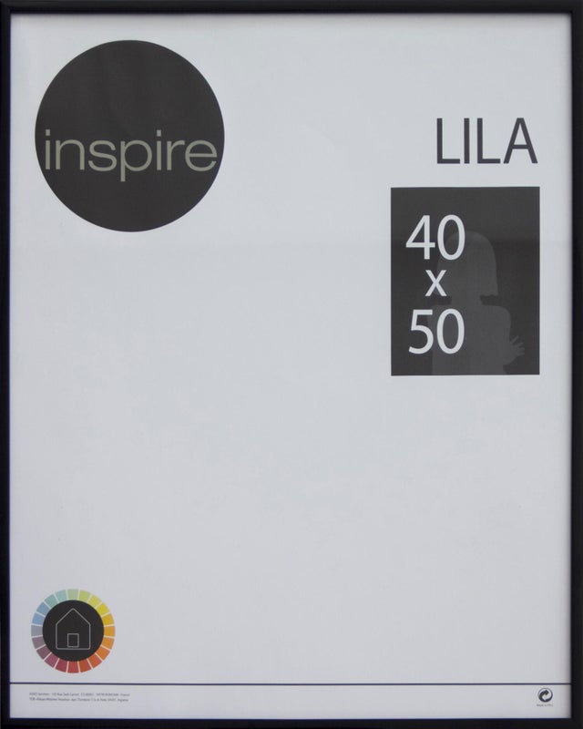 Marco Lila negro INSPIRE 40x50cm