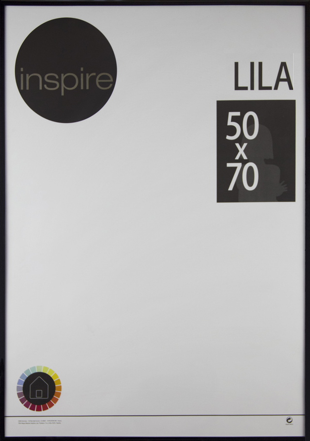 Marco Lila negro INSPIRE 50x70cm