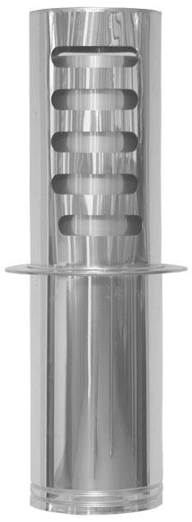 Deflector de acero inoxidable de 125 de diámetro